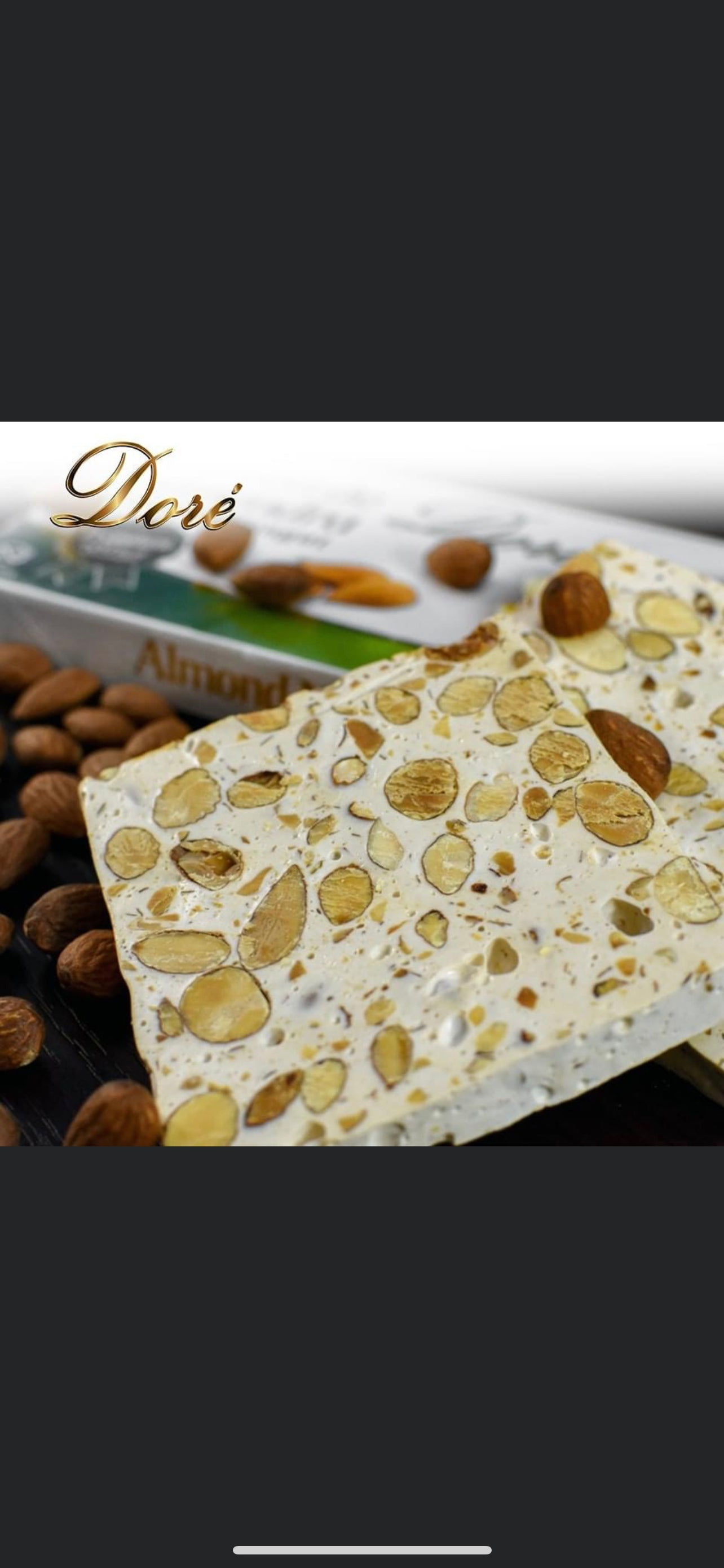 Dore Turrón de Almendra Almond Nougat 150gr