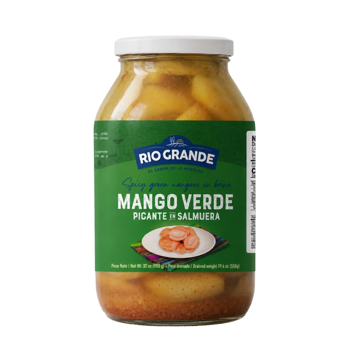 Spicy Green Mangos In Brine