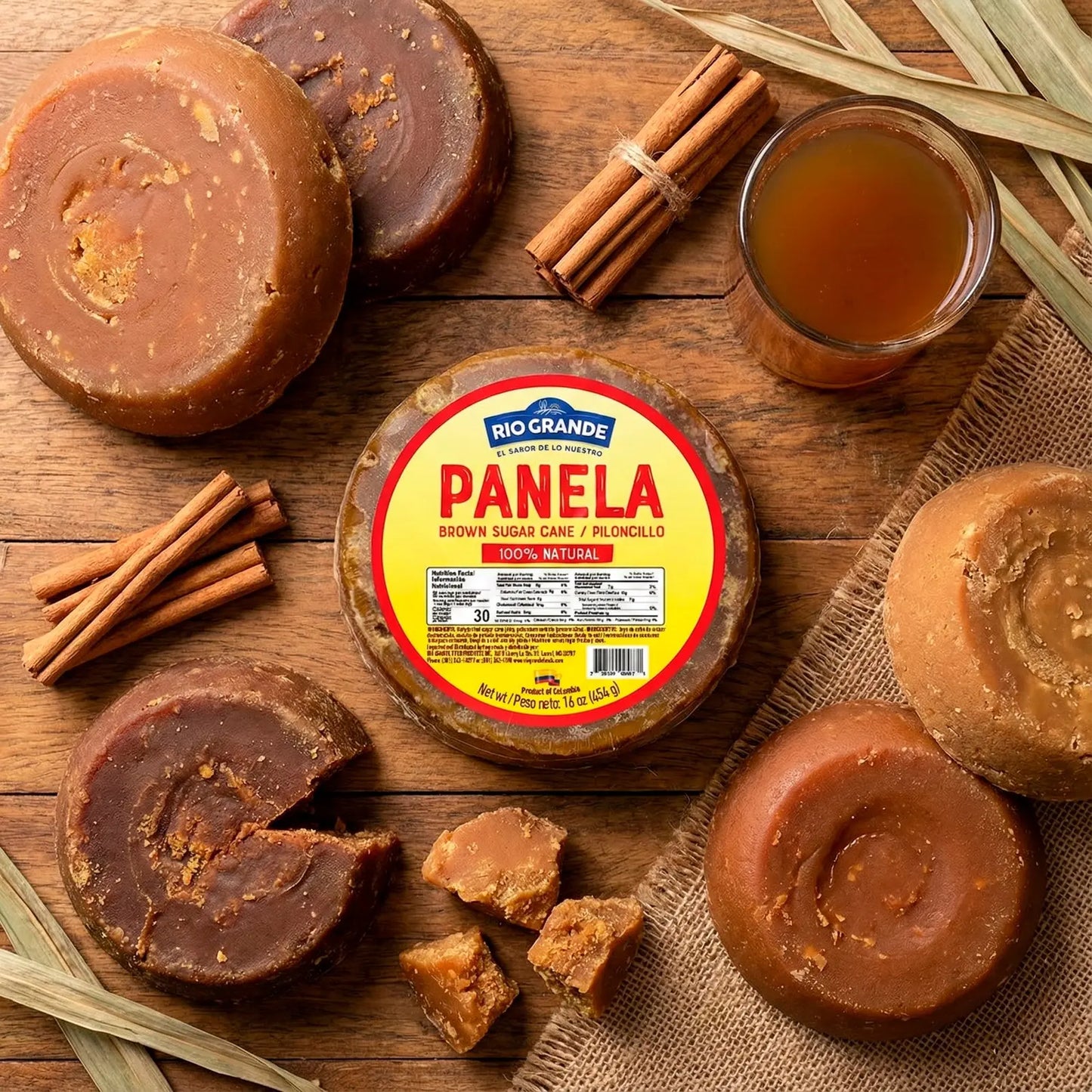 Panela Brown Cane Sugar (Round)