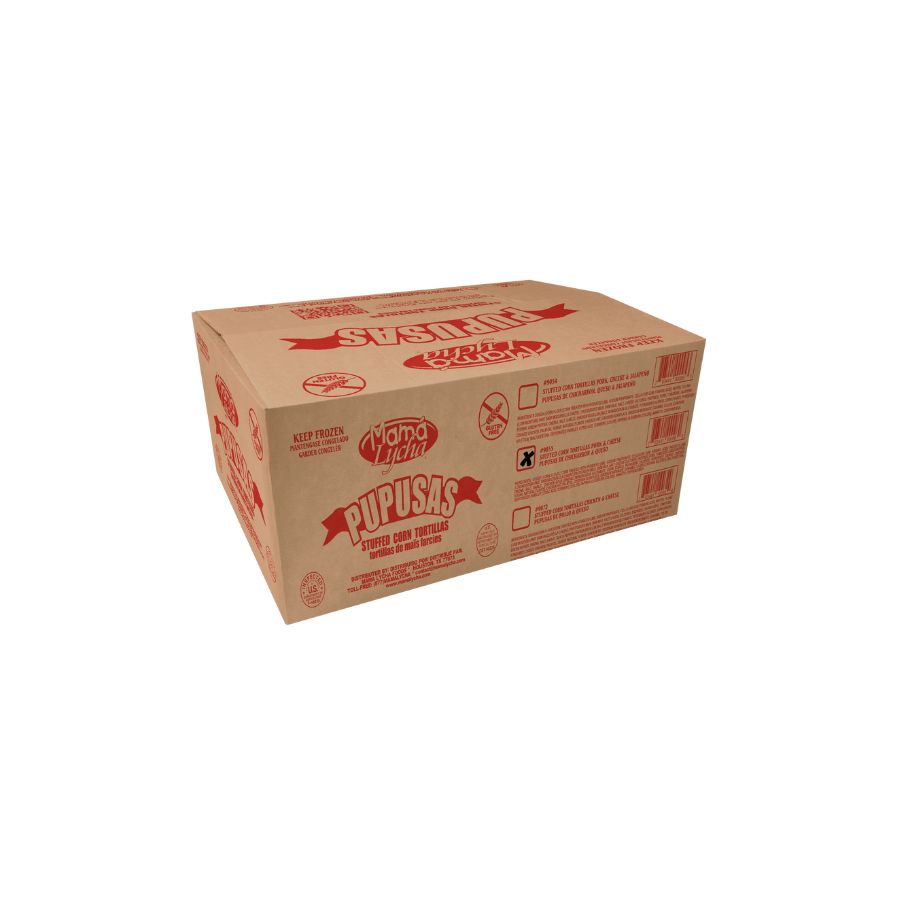Cheese & Pork Pupusas (50 pk) - 9055