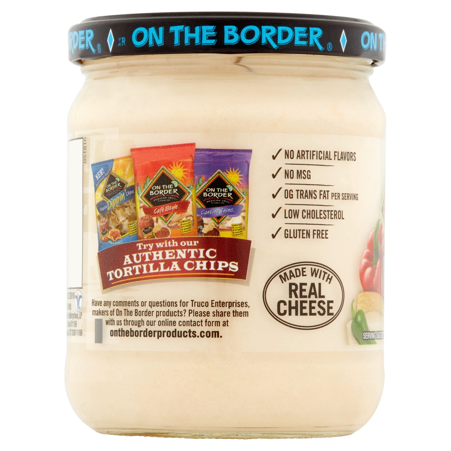 On The Border Monterey Jack Queso, 15.5-Ounce