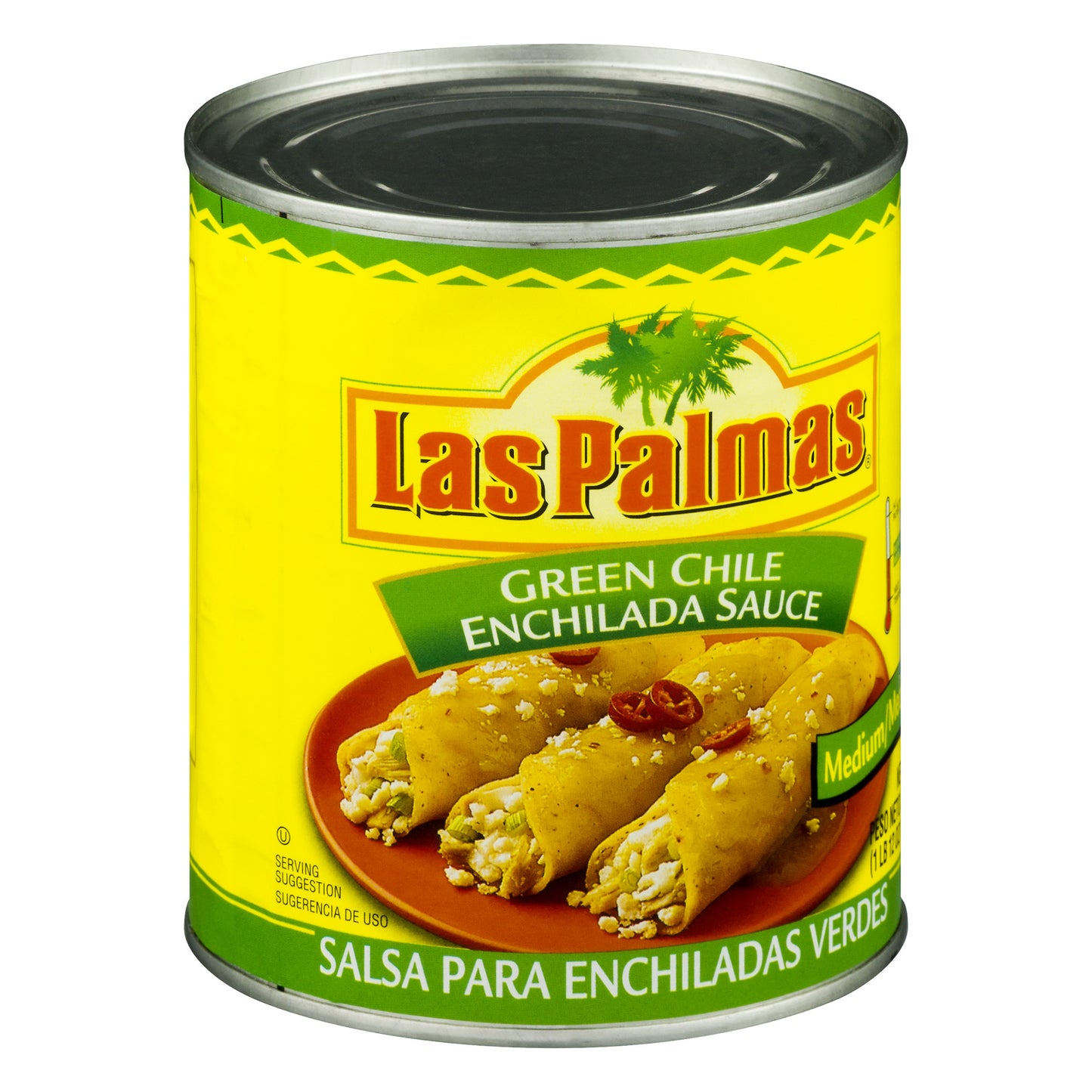 Las Palmas Medium Green Chile Enchilada Sauce, 28 oz