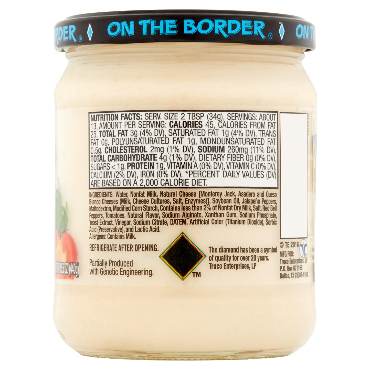 On The Border Monterey Jack Queso, 15.5-Ounce