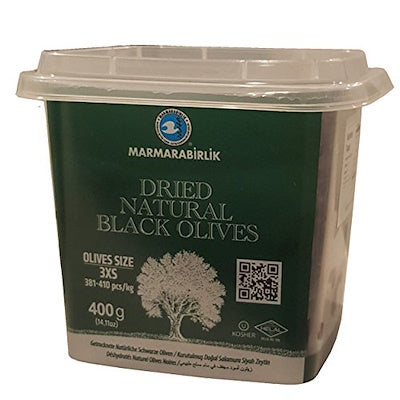 Marmarabirlik Dried Natural Black Olives 400gr