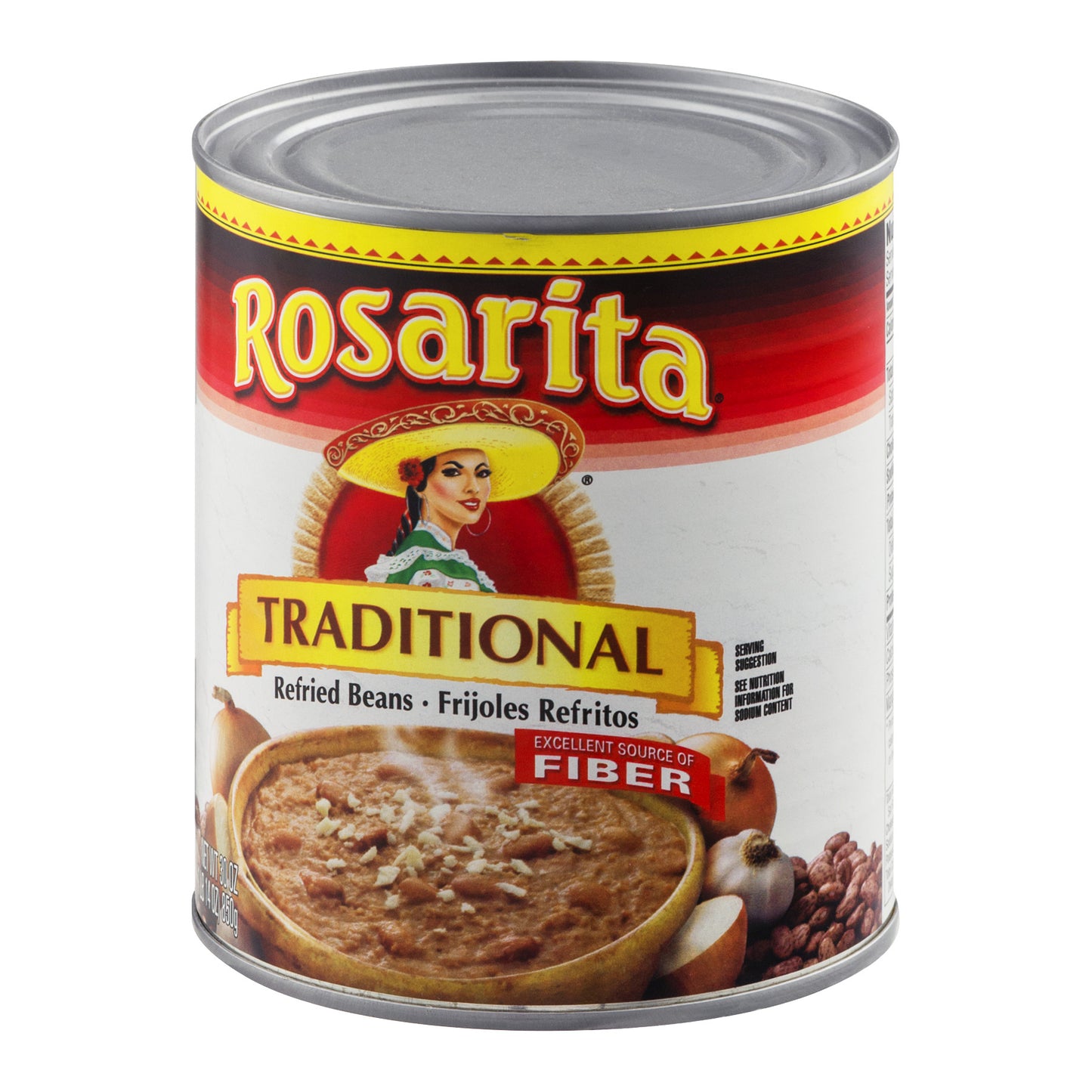 Rosarita Traditional Refried Beans, 30 oz