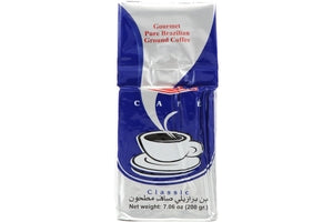 Tazah Gourmet Pure Brazilian Ground Coffee Cafe Classic 200gr