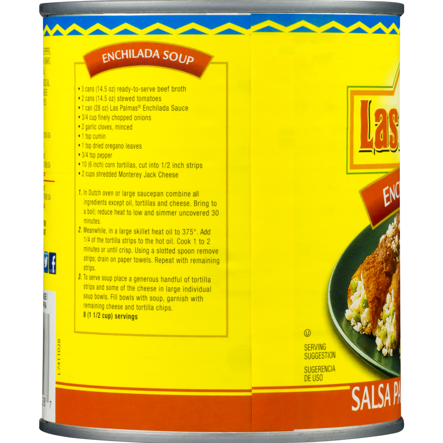 Las Palmas Mild Enchilada Sauce 28 Oz Can
