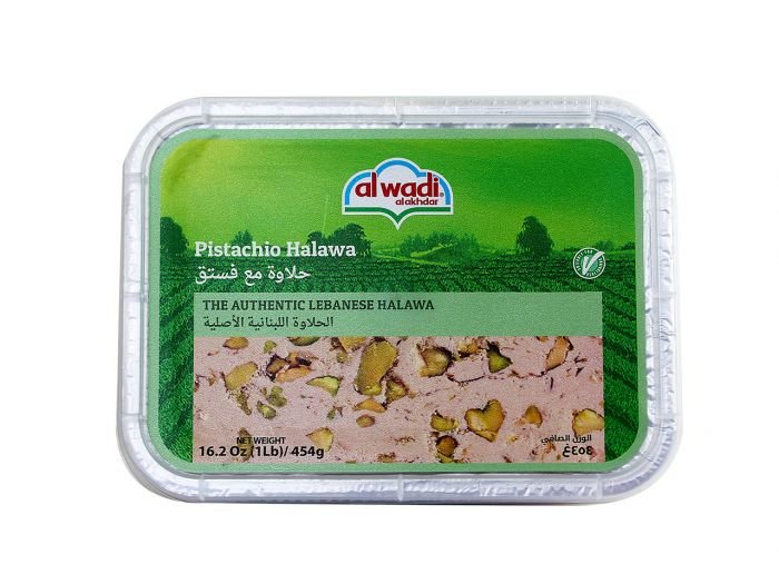 Al Wadi Pistachio Halawa Halva 16.2oz