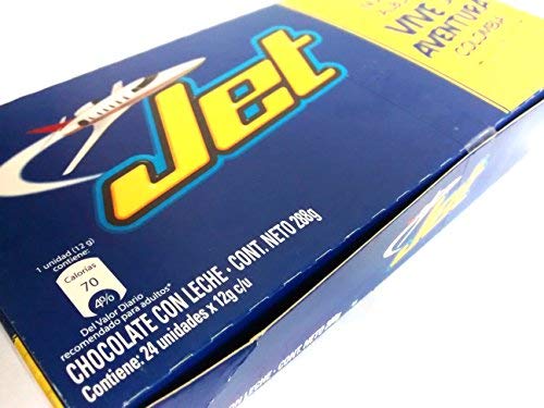 Jet Milk Chocolate - 24 units box Chocolatina 288g