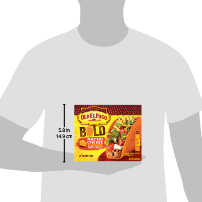 Old El Paso Stand 'N Stuff Bold Nacho Cheese Flavored Shells, 5.4 oz