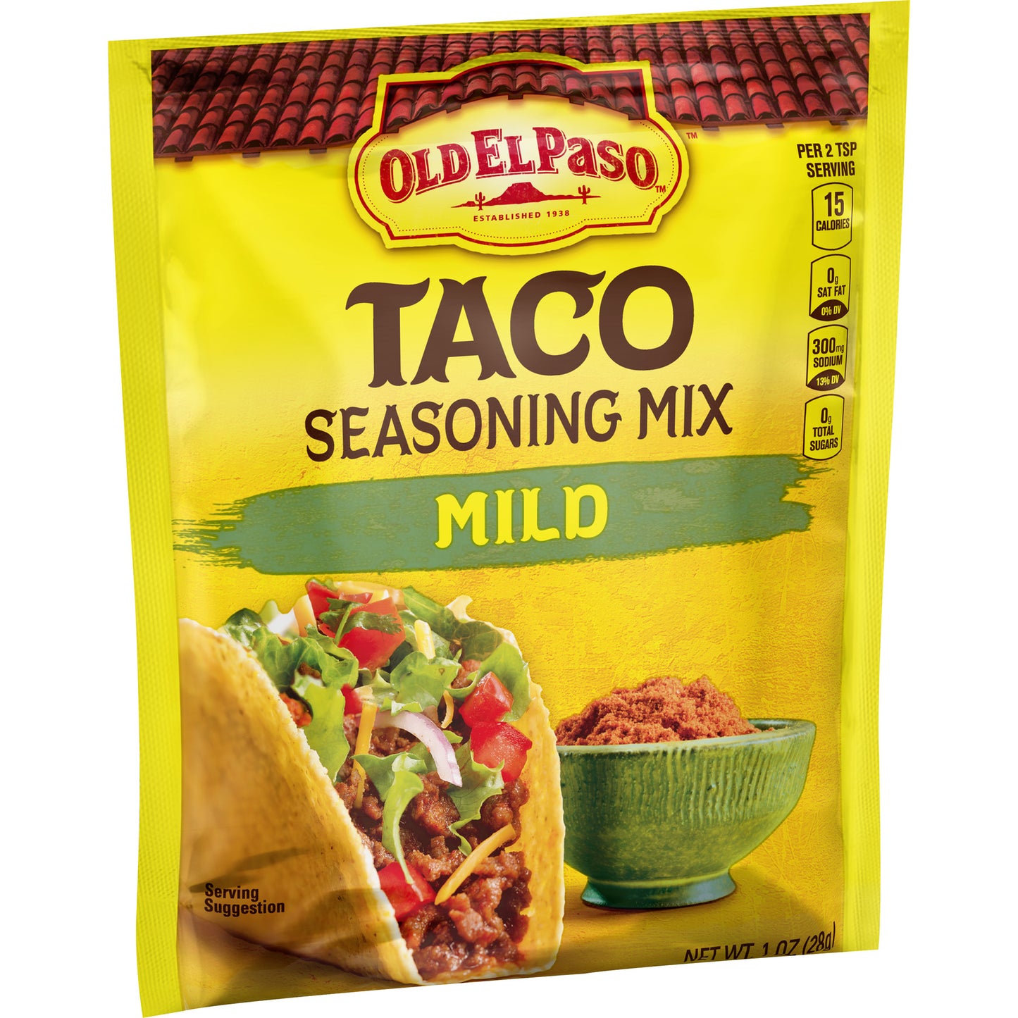 Old El Paso Taco Mild Seasoning Mix, 1 oz Packet