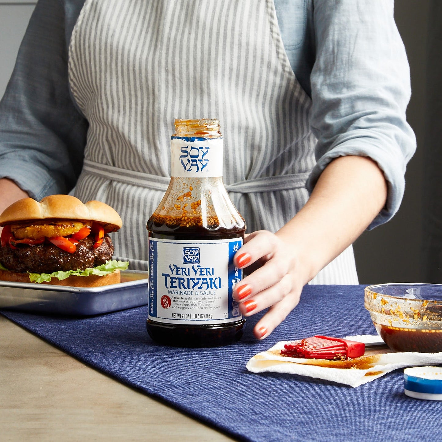 Soy Vay Marinade & Sauce, Veri Veri Teriyaki, 21 oz