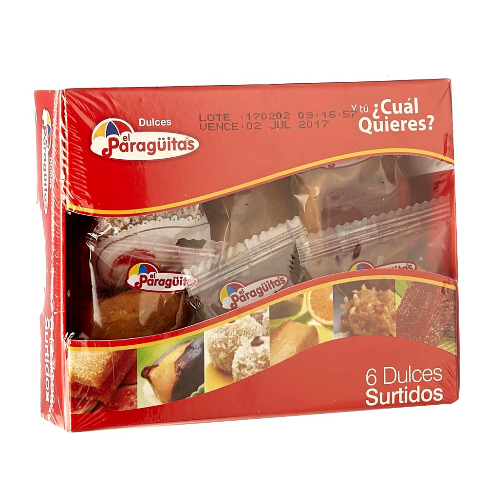 El Paraguitas Dulces surtidos 6 Units 120gr