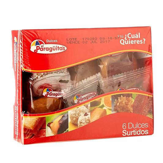 El Paraguitas Dulces surtidos 6 Units 120gr