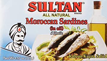 Sultan Moroccan Sardines in Oil 125gr