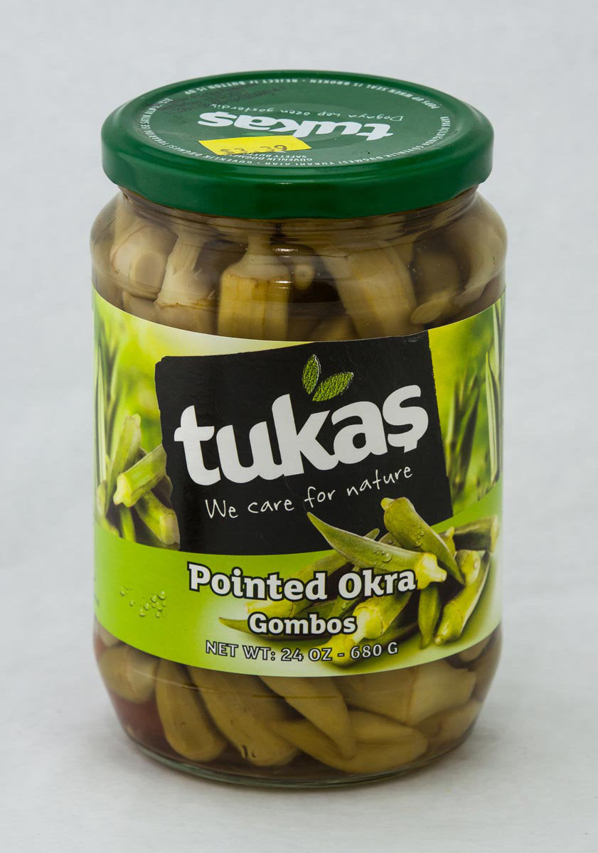 Tukas Pointed Okra Gombos 24oz