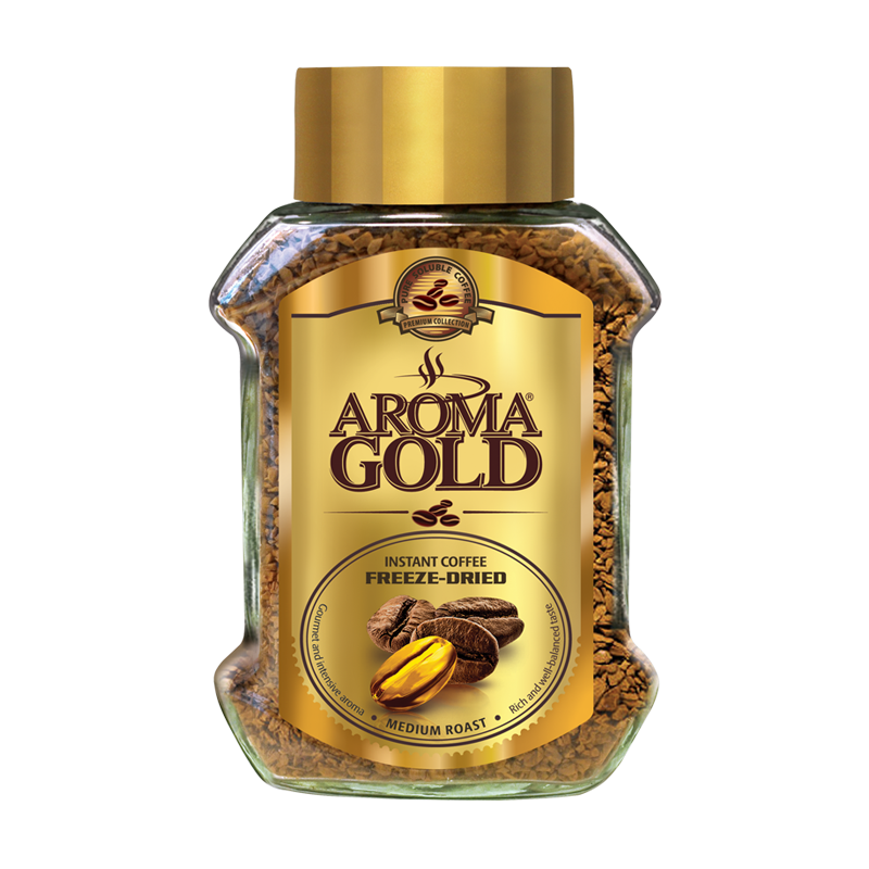 Tirpi kava AROMA GOLD Instant Coffee Freeze-Dried 100gr