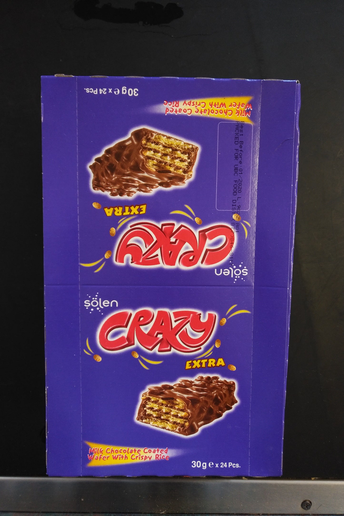 Solen EXTRA Crazy Milk chocolate coated wafer 30gr