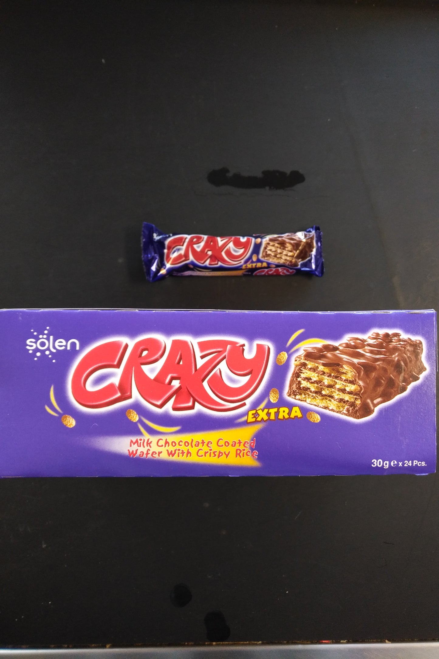 Solen EXTRA Crazy Milk chocolate coated wafer 30gr