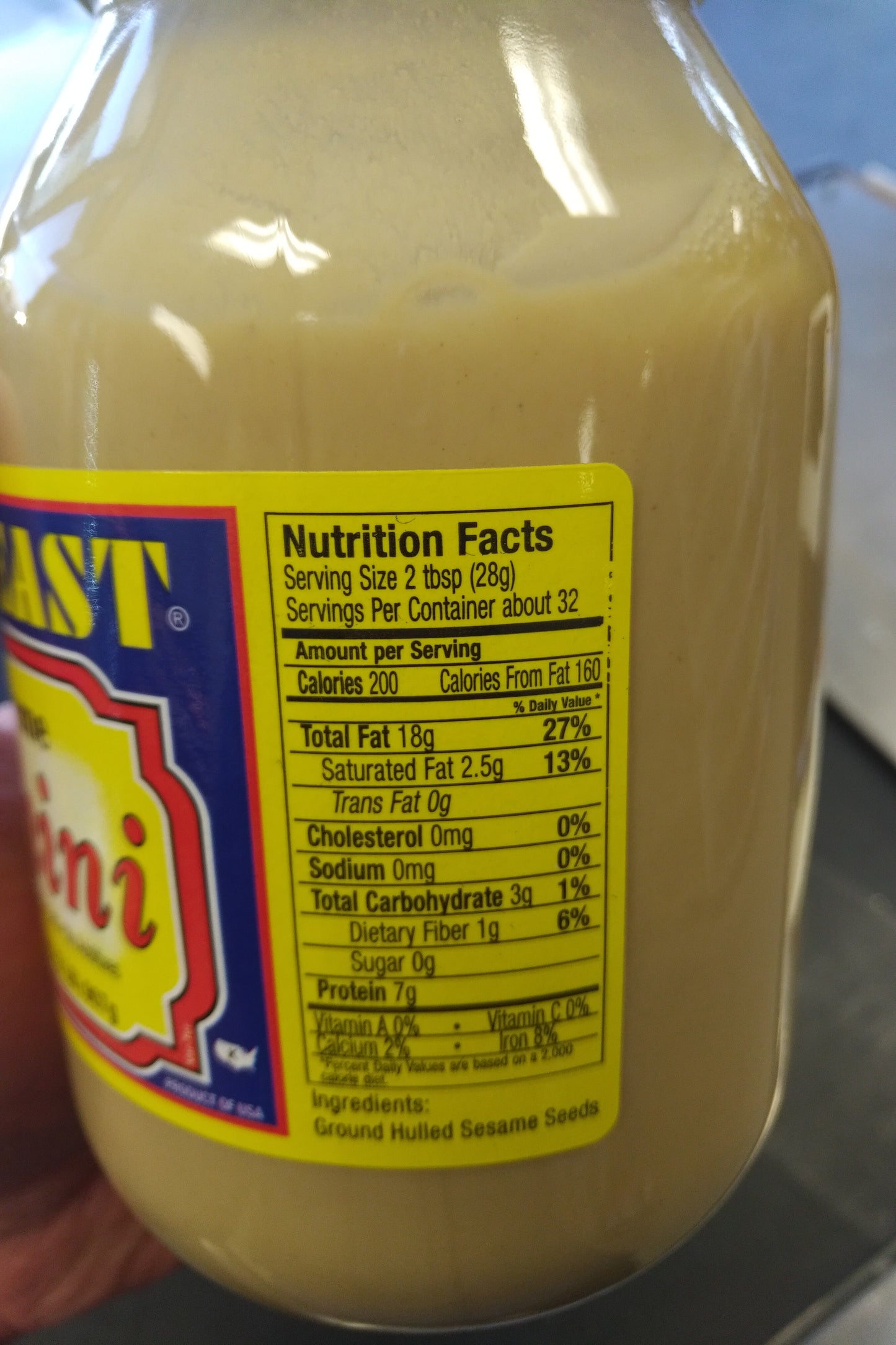 MidlEast Tahini 32oz Sesame