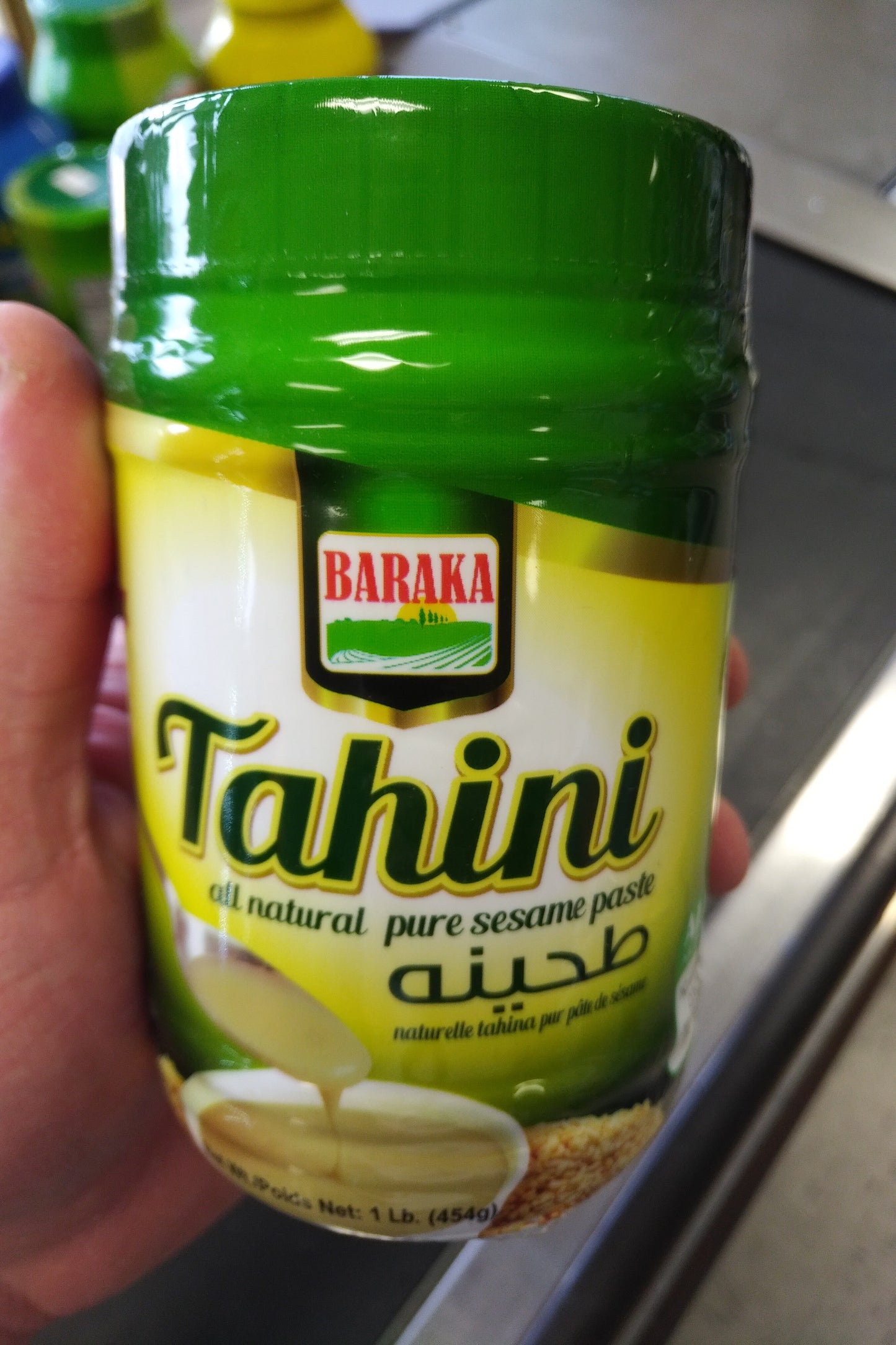 Baraka Tahini Pure Sesame Paste 1LB