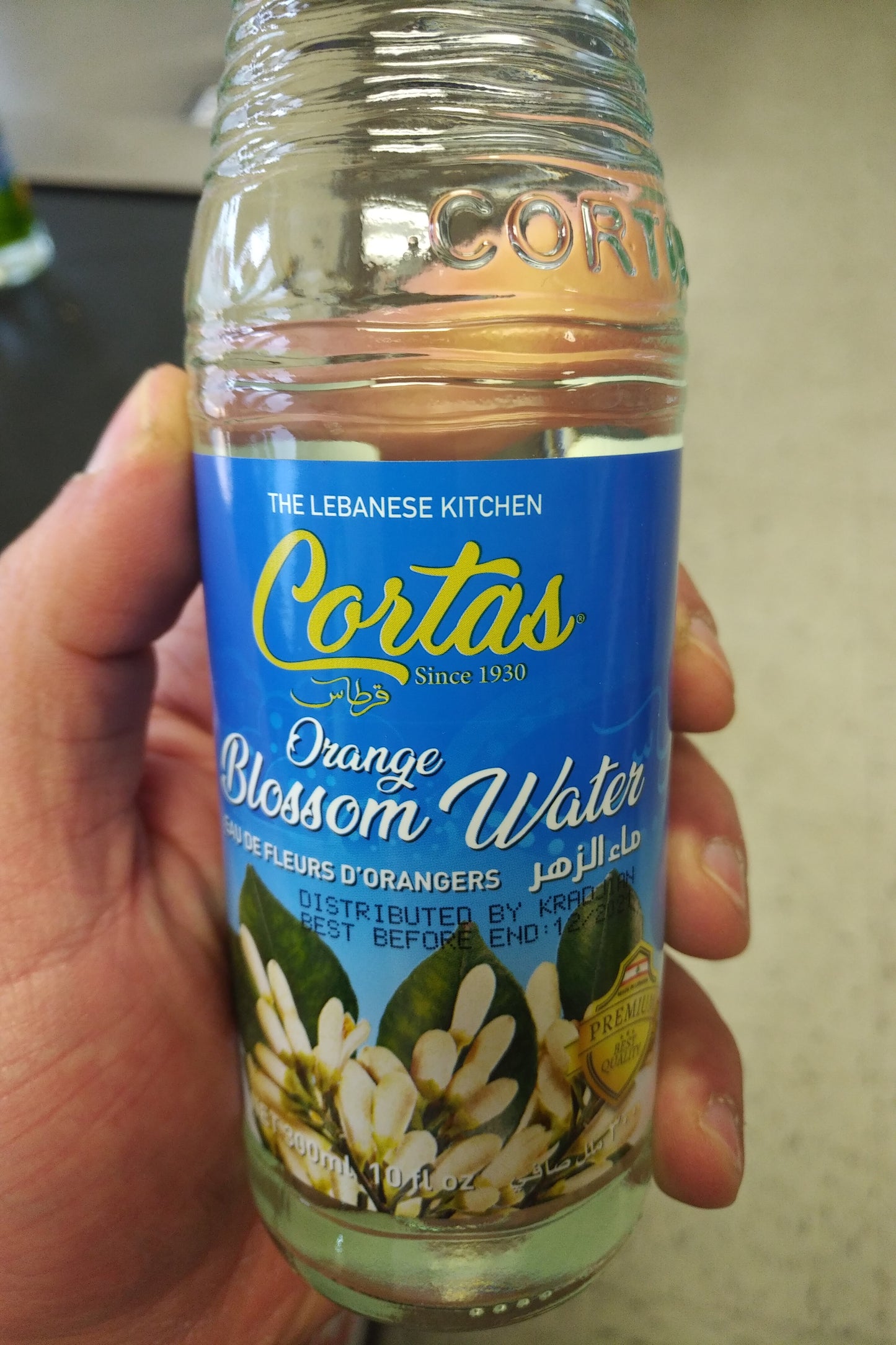 Cortas Orange Blossom Water 10oz