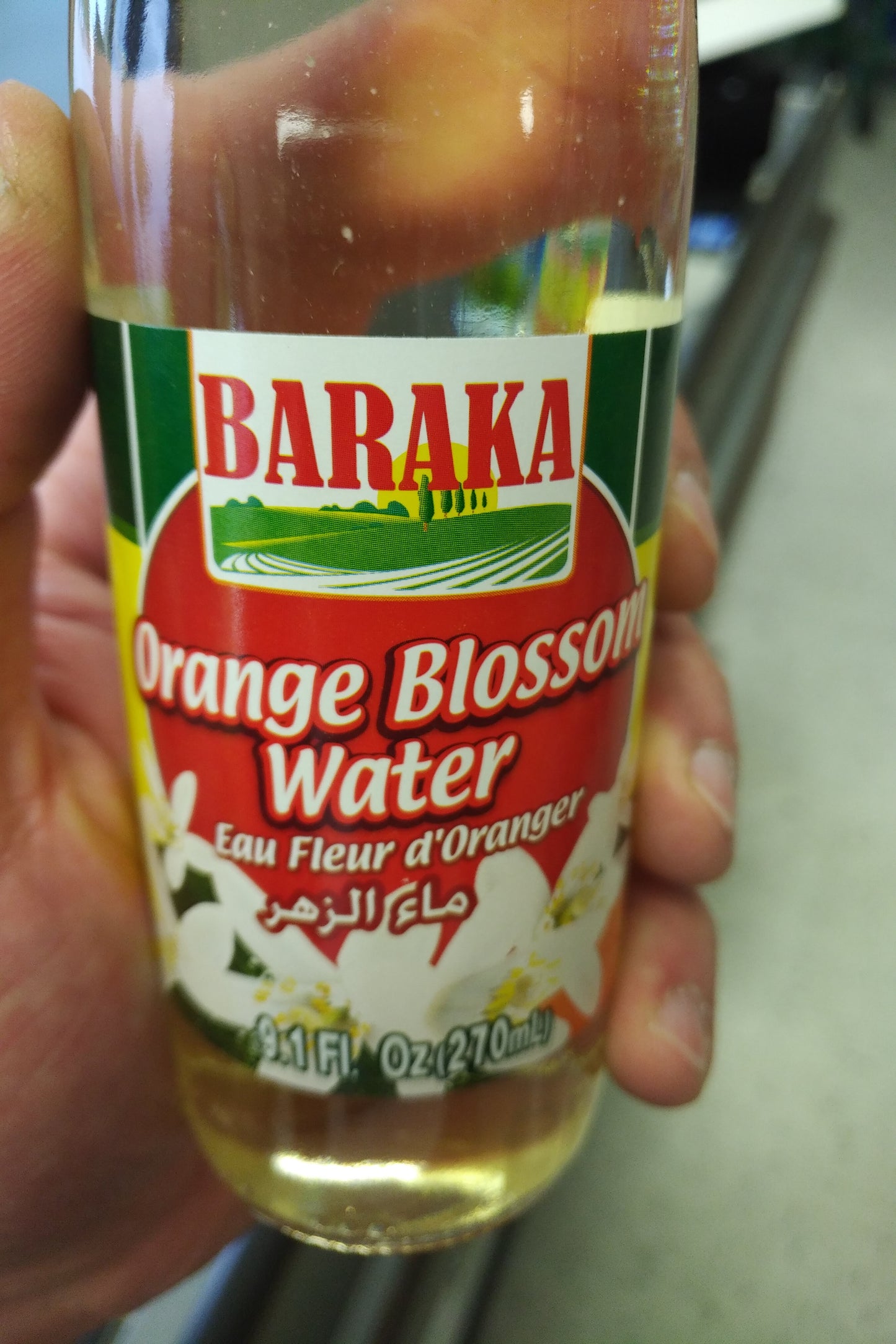 Baraka Orange Blossom Water 9.1oz