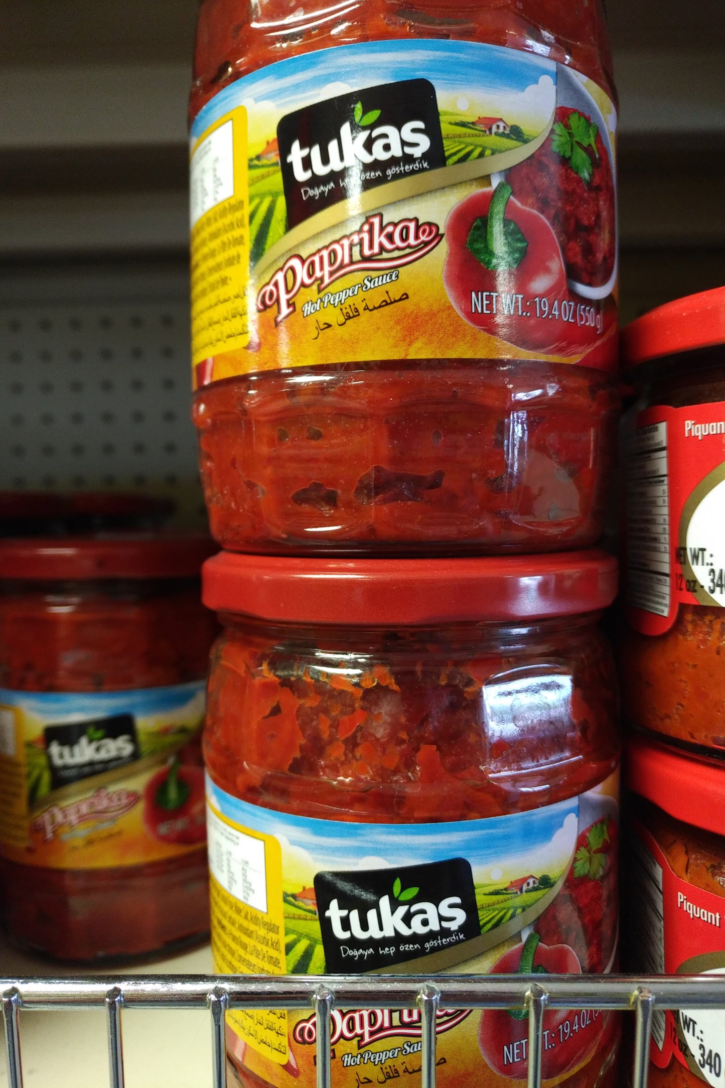 Tukas Paprika Hot papper sauce 550gr