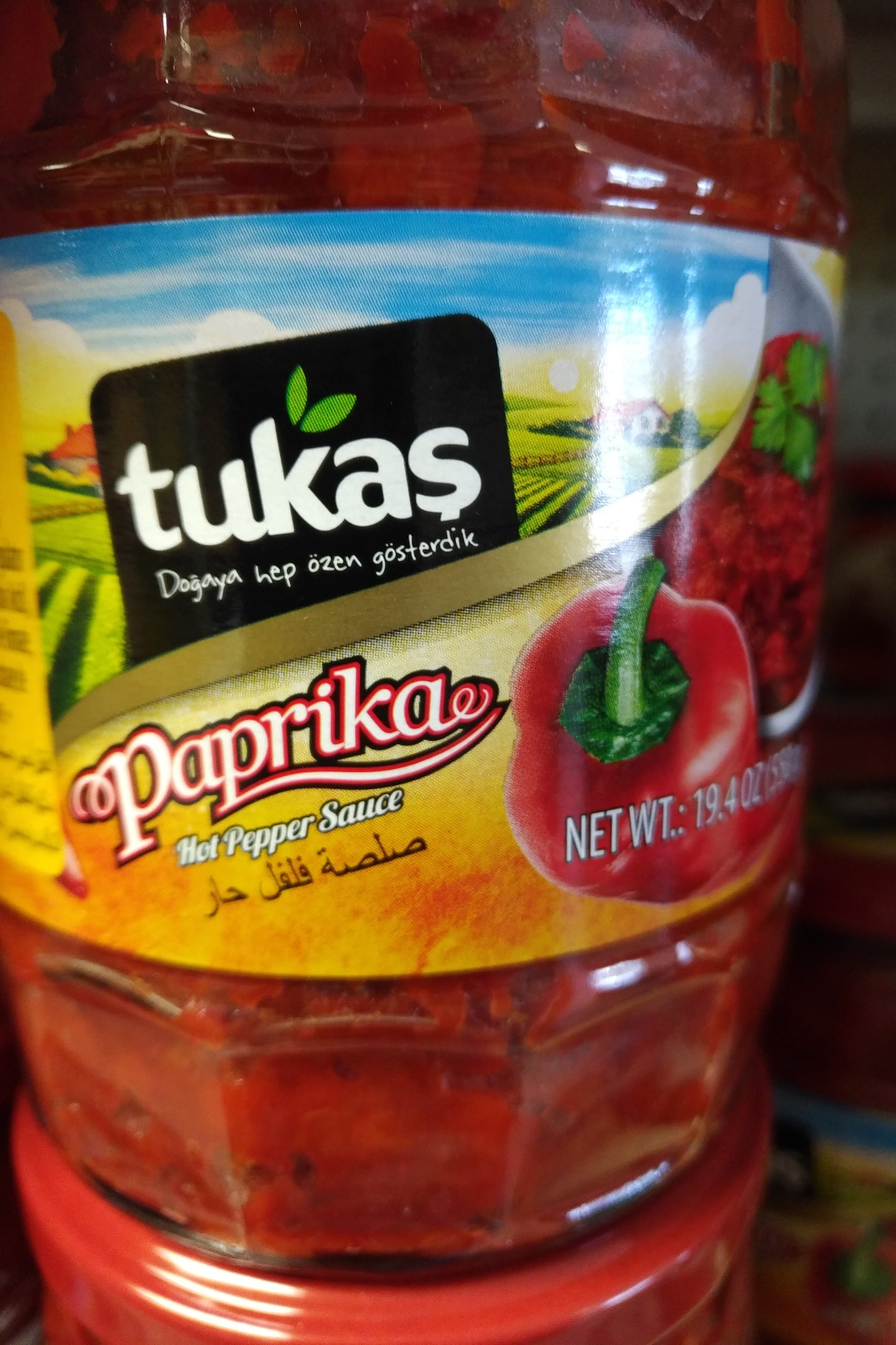 Tukas Paprika Hot papper sauce 550gr