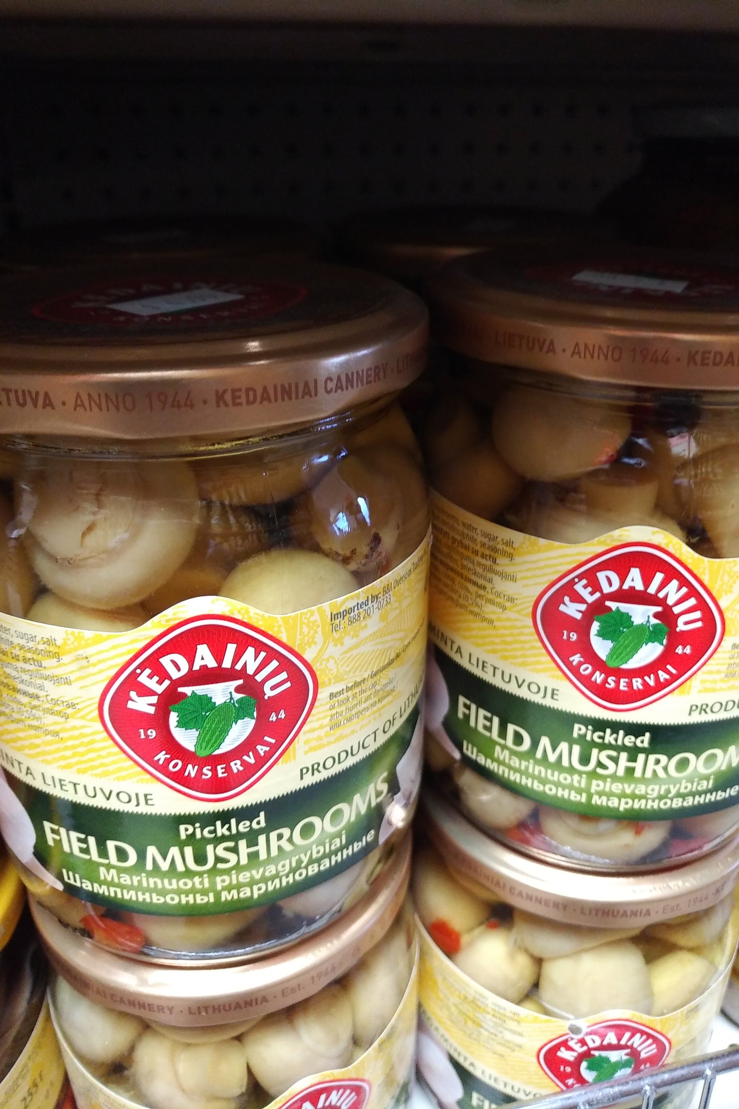 Kedainiu Champignon Marinated Mushrooms
480gr