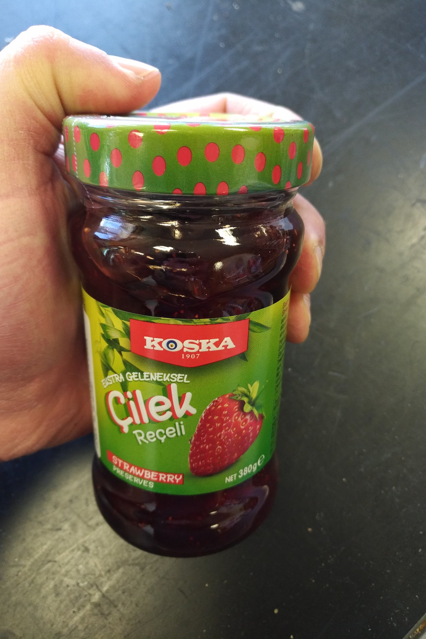 Koska Strawberry Preserves Jam CILEK RECELI 380gr