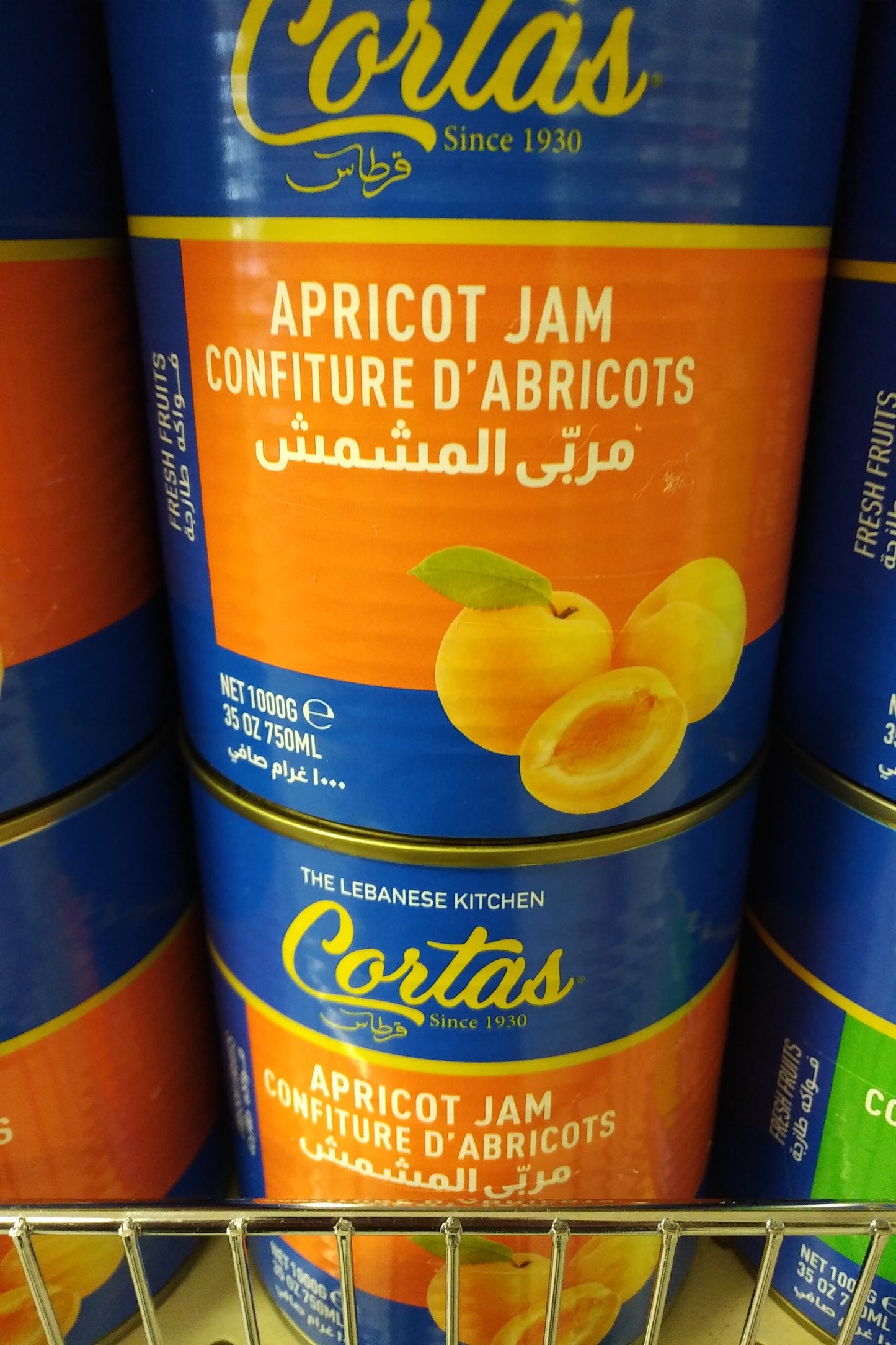 Cortas Apricot Jam 35oz