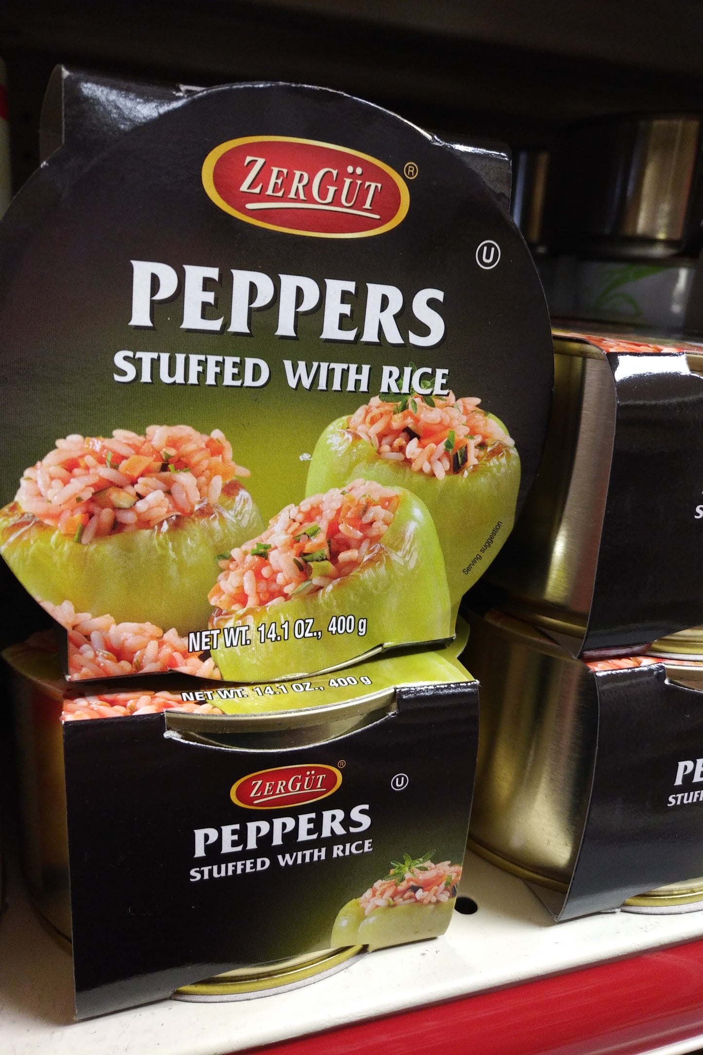 Zergut Peppers Stuffed With Rice 14.1oz