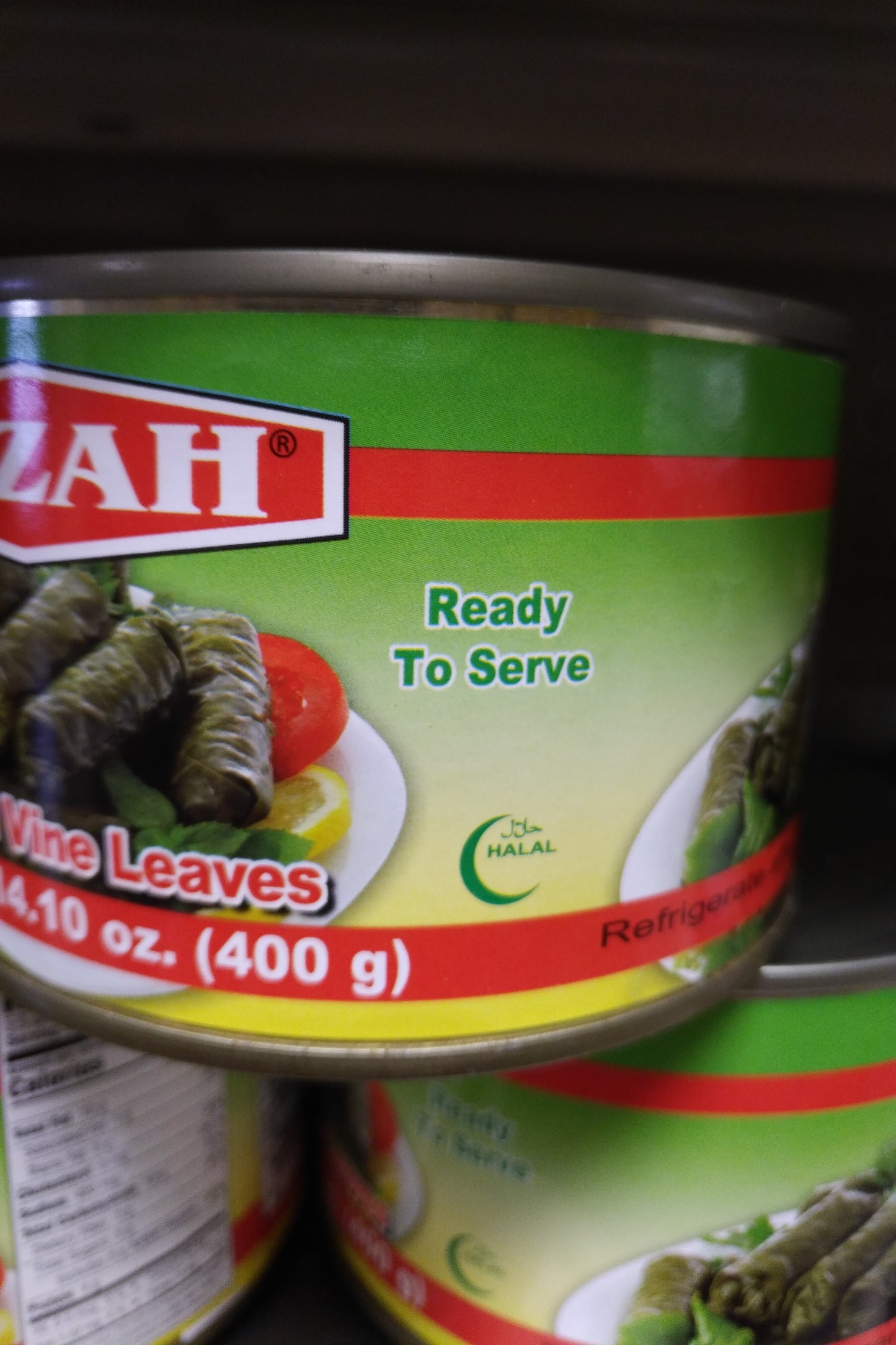 Tazah Stuffed Vine Leaves Grape Leaves 14.1oz