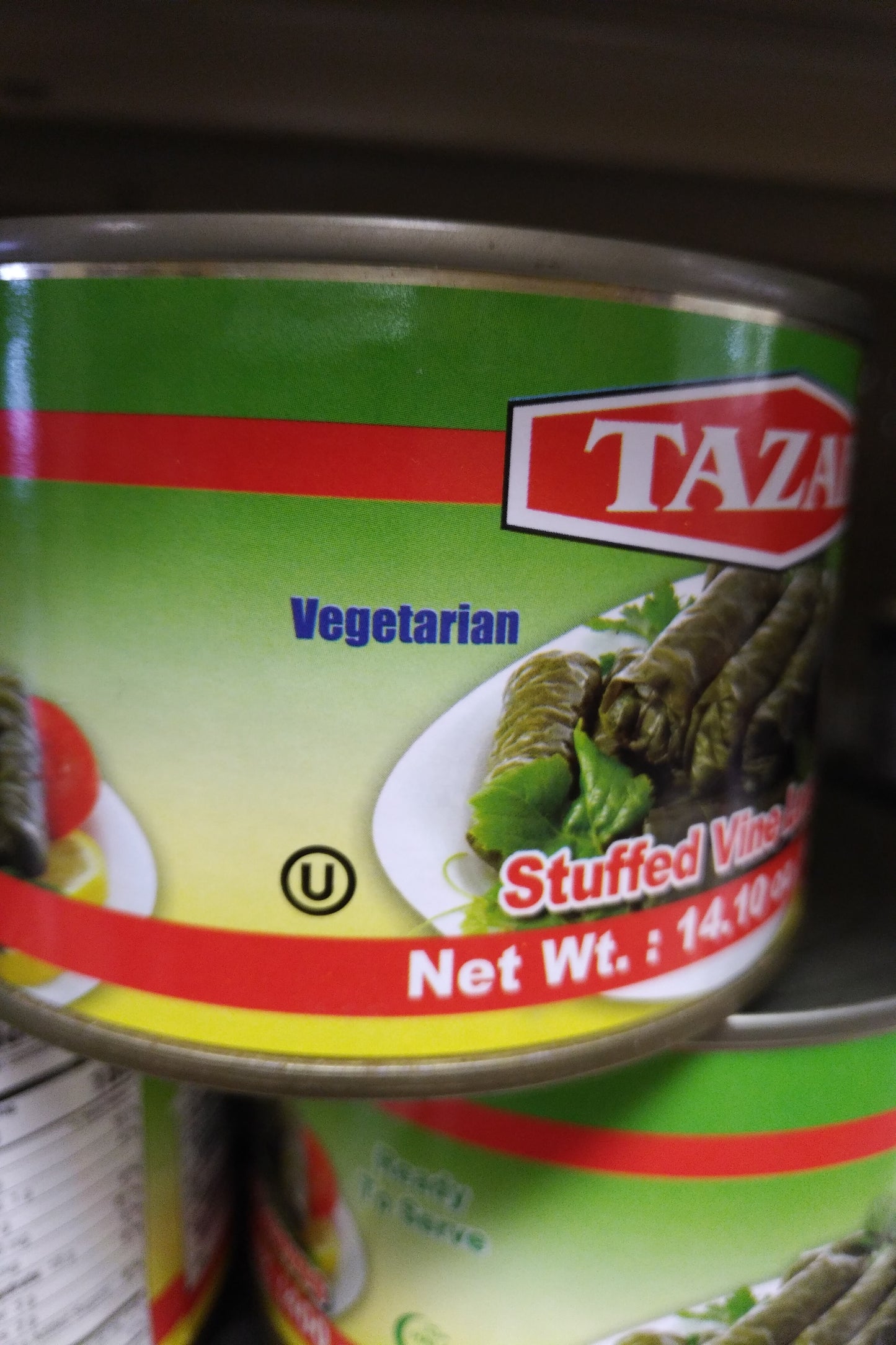 Tazah Stuffed Vine Leaves Grape Leaves 14.1oz