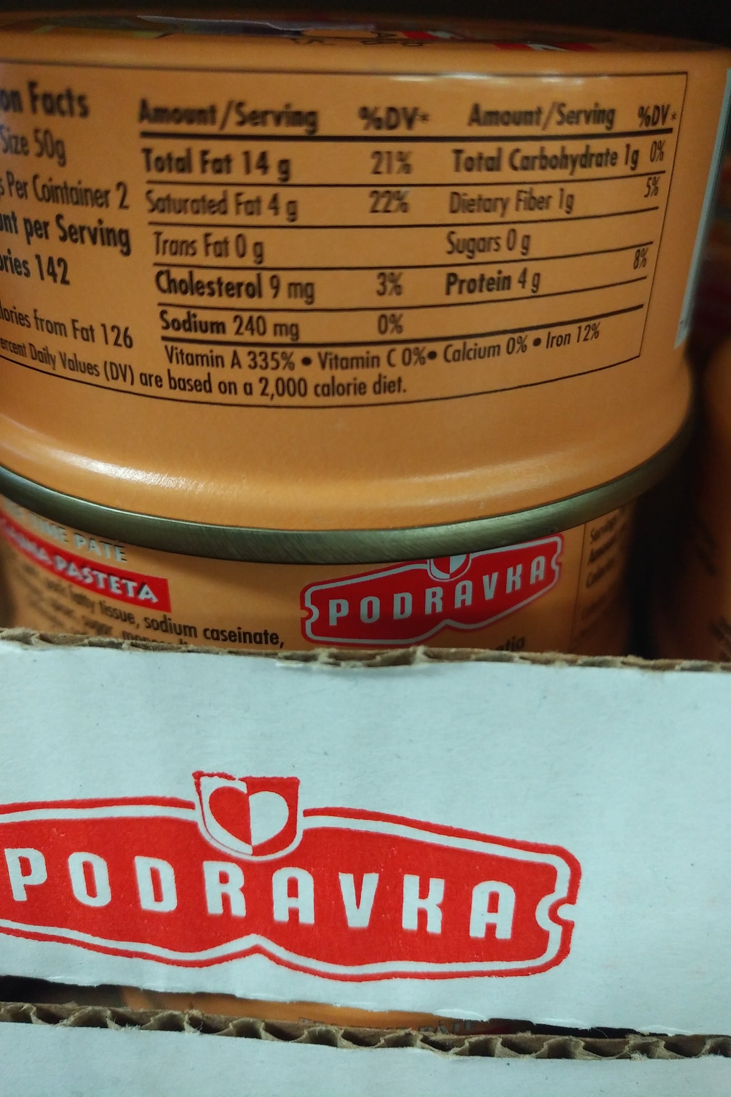 Podravka Tea Time Pate Spread 3.5oz