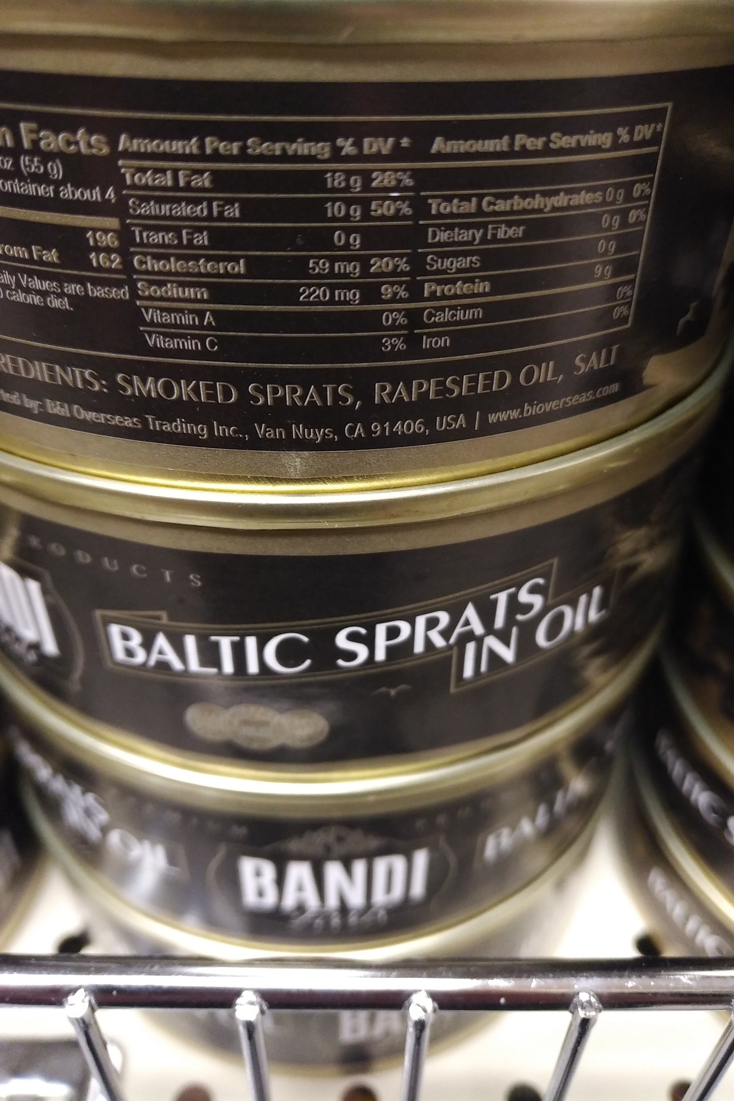 Bandi Smoked Sprats in Oil (Easy Opener) 240g