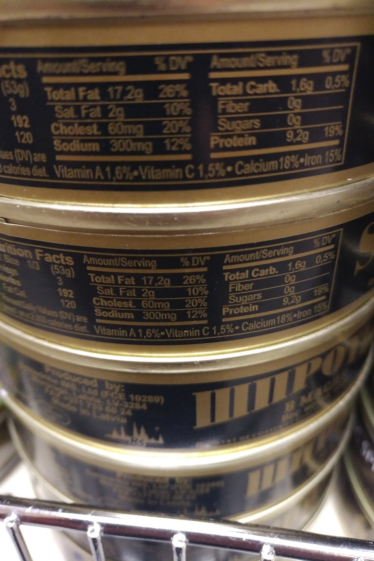 Sprats in Oil 5.6oz smoked Fish
