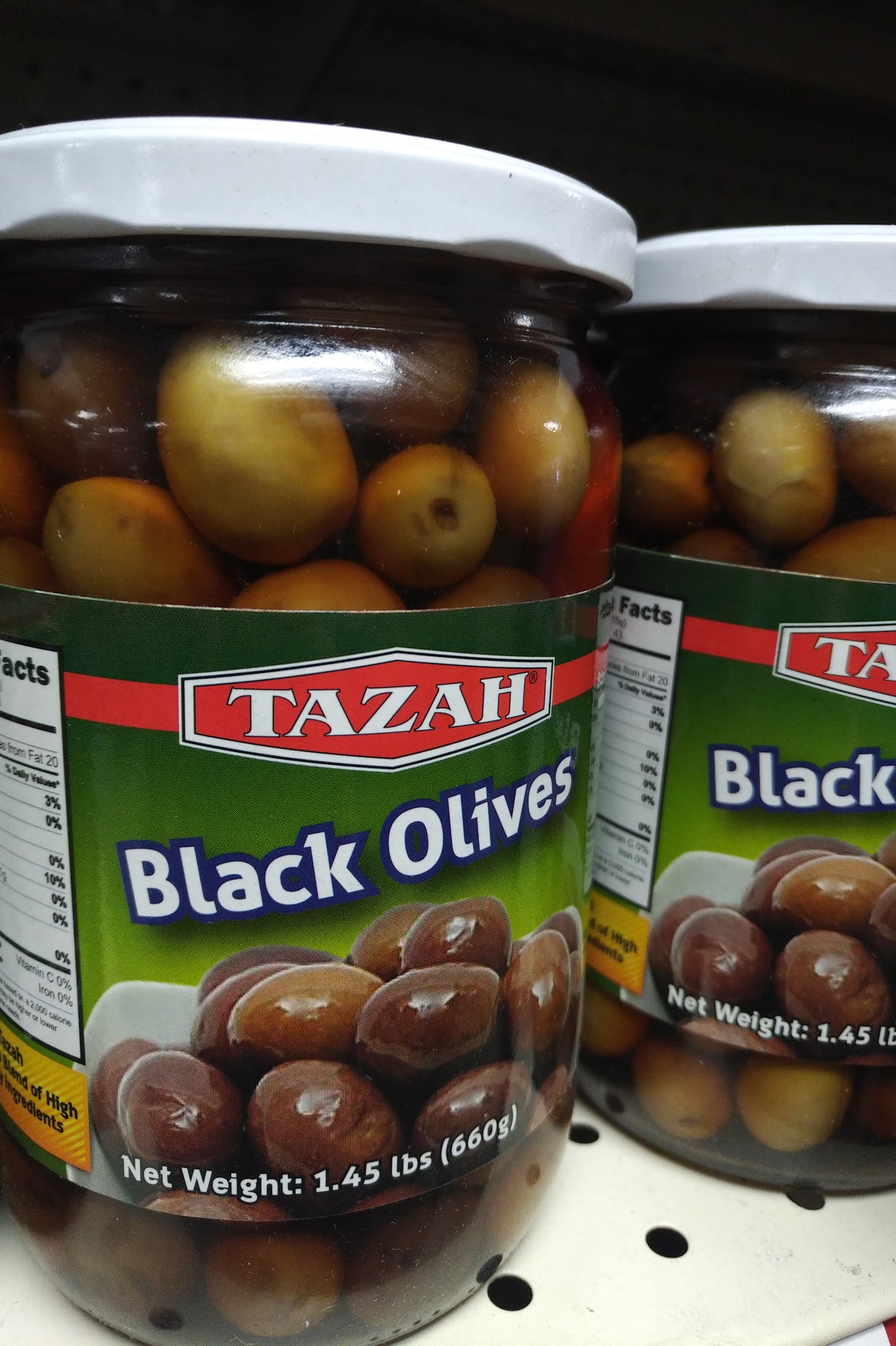 Tazah Black Olives 660gr
