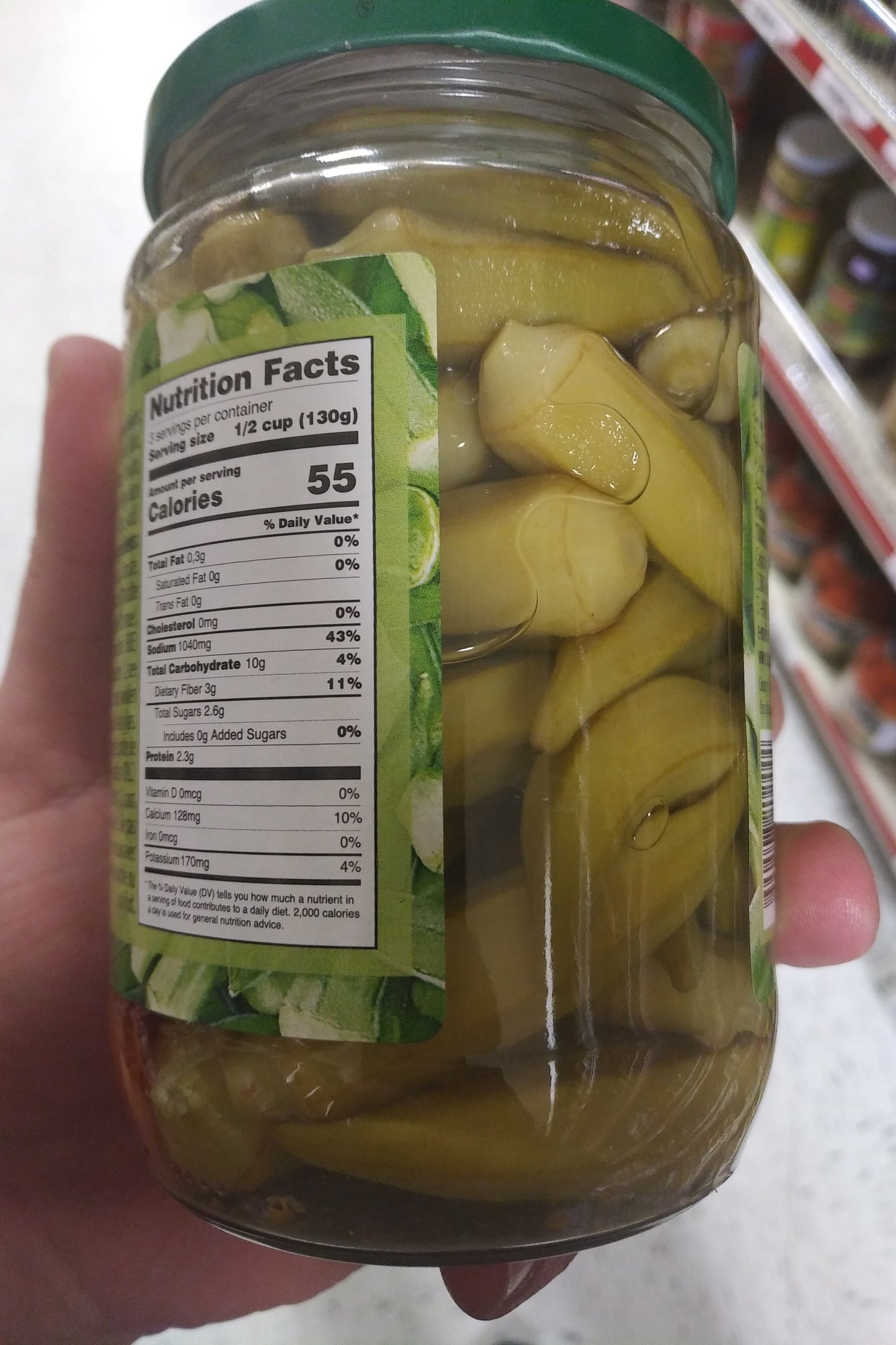 Tukas Pointed Okra Gombos 24oz