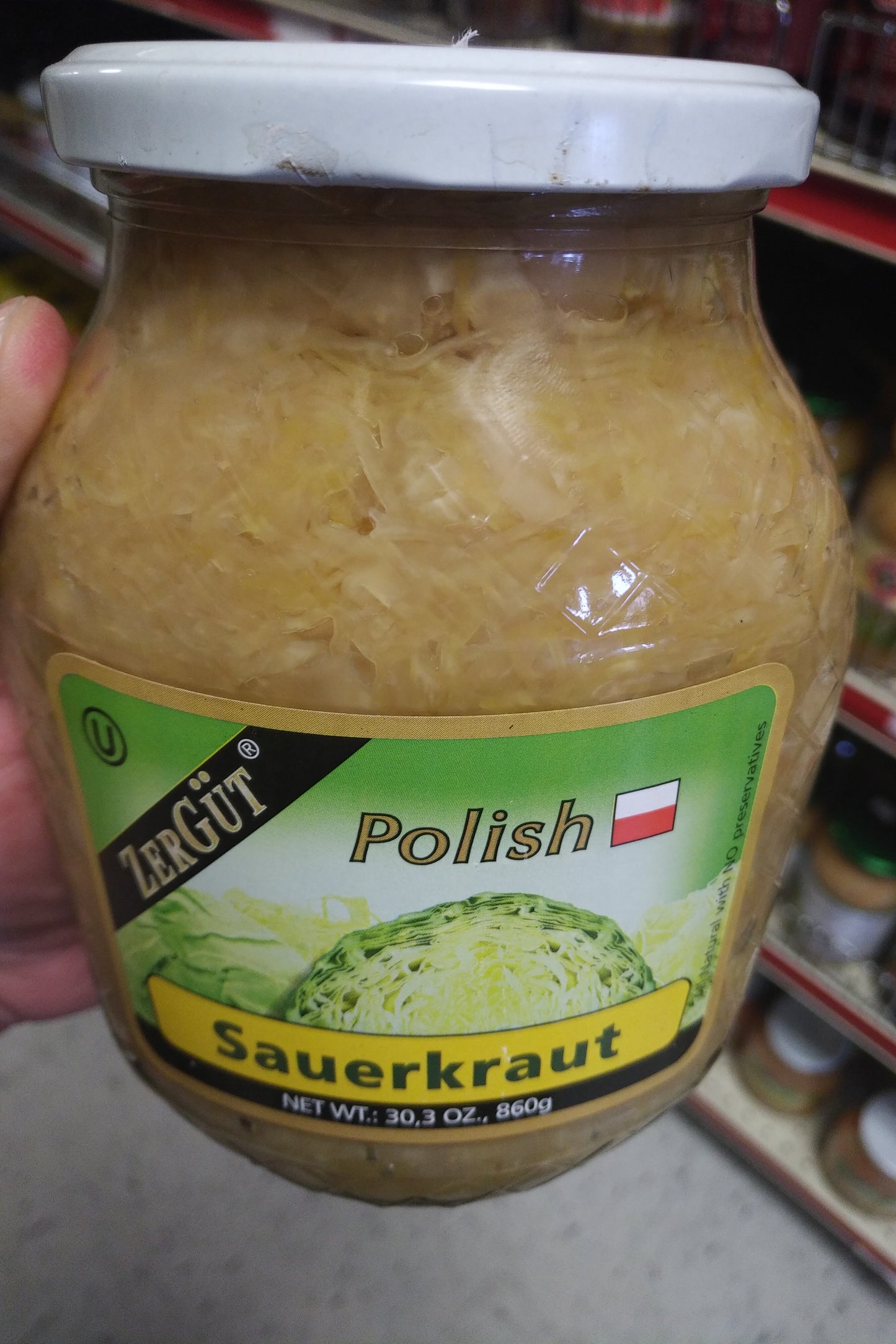 Zergut Sauerkraut Polish 30.3oz