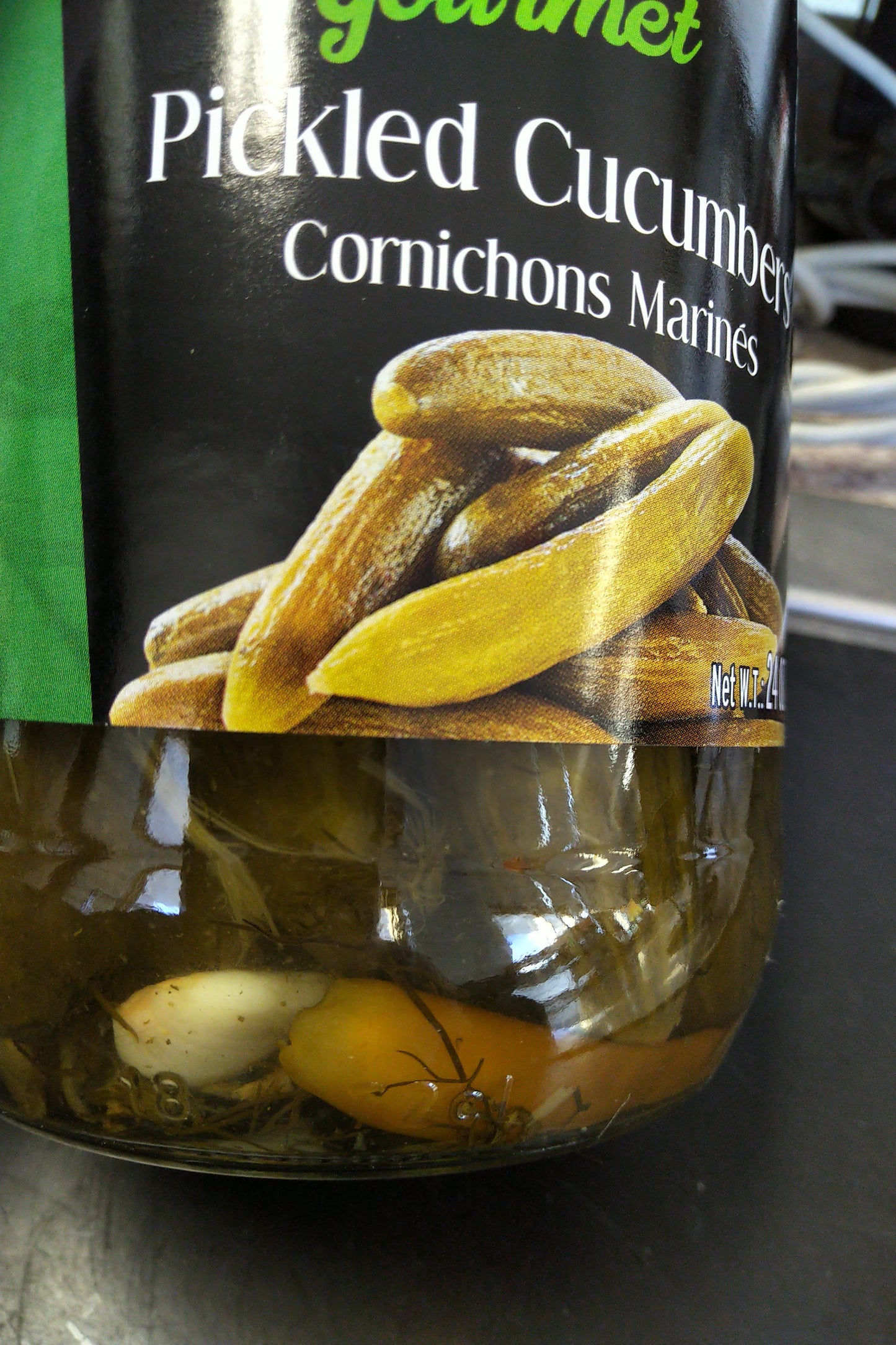 Tukas Pickled Cucumbers Cornichons Marines 24oz