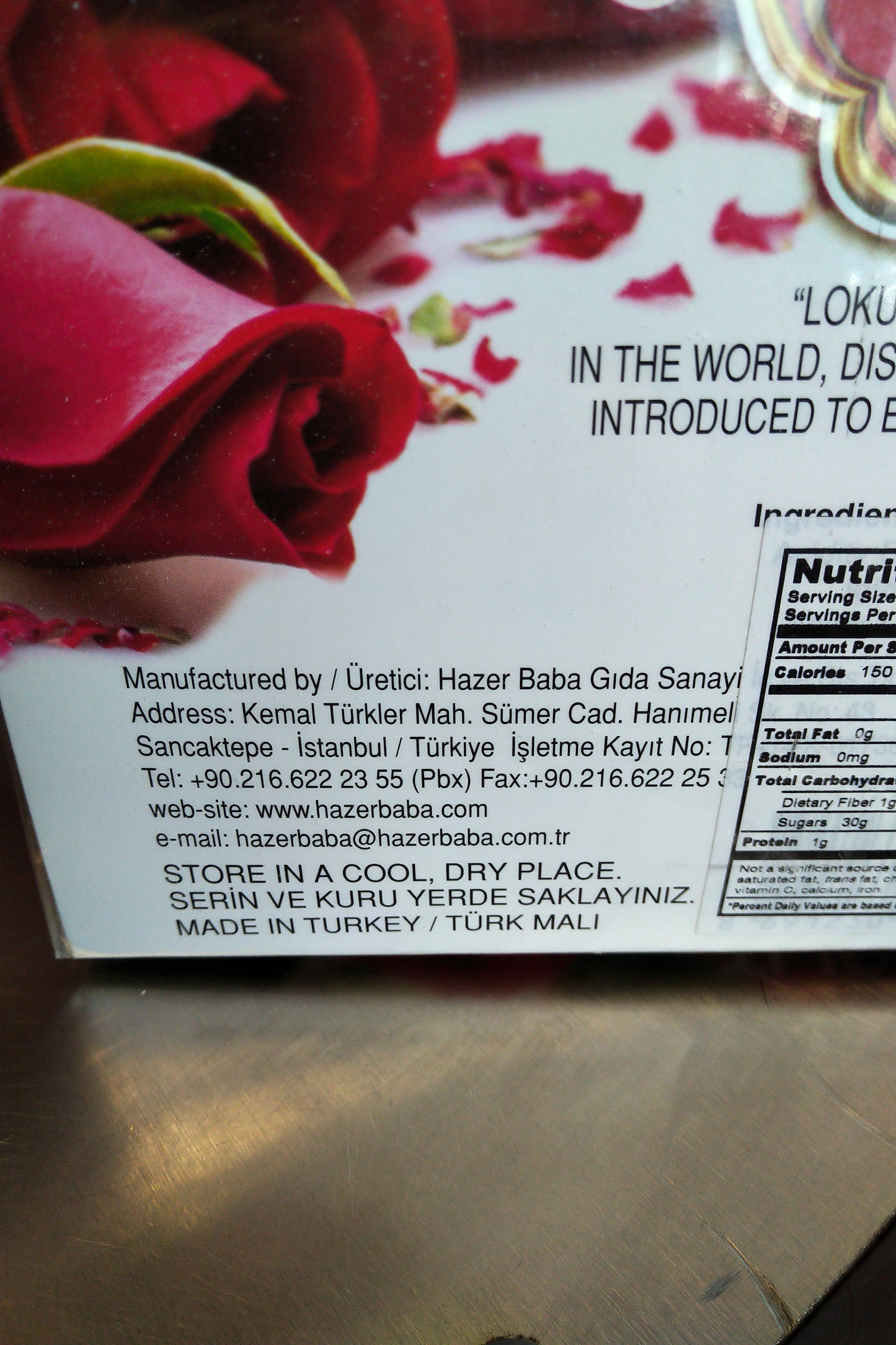 HazerBaba Turkish Delight with Rose Petal 16oz