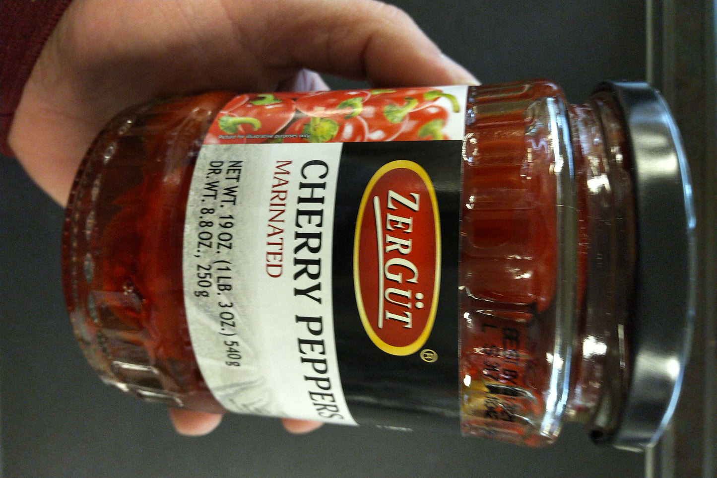 Zergut Cherry Peppers Marinated 19oz