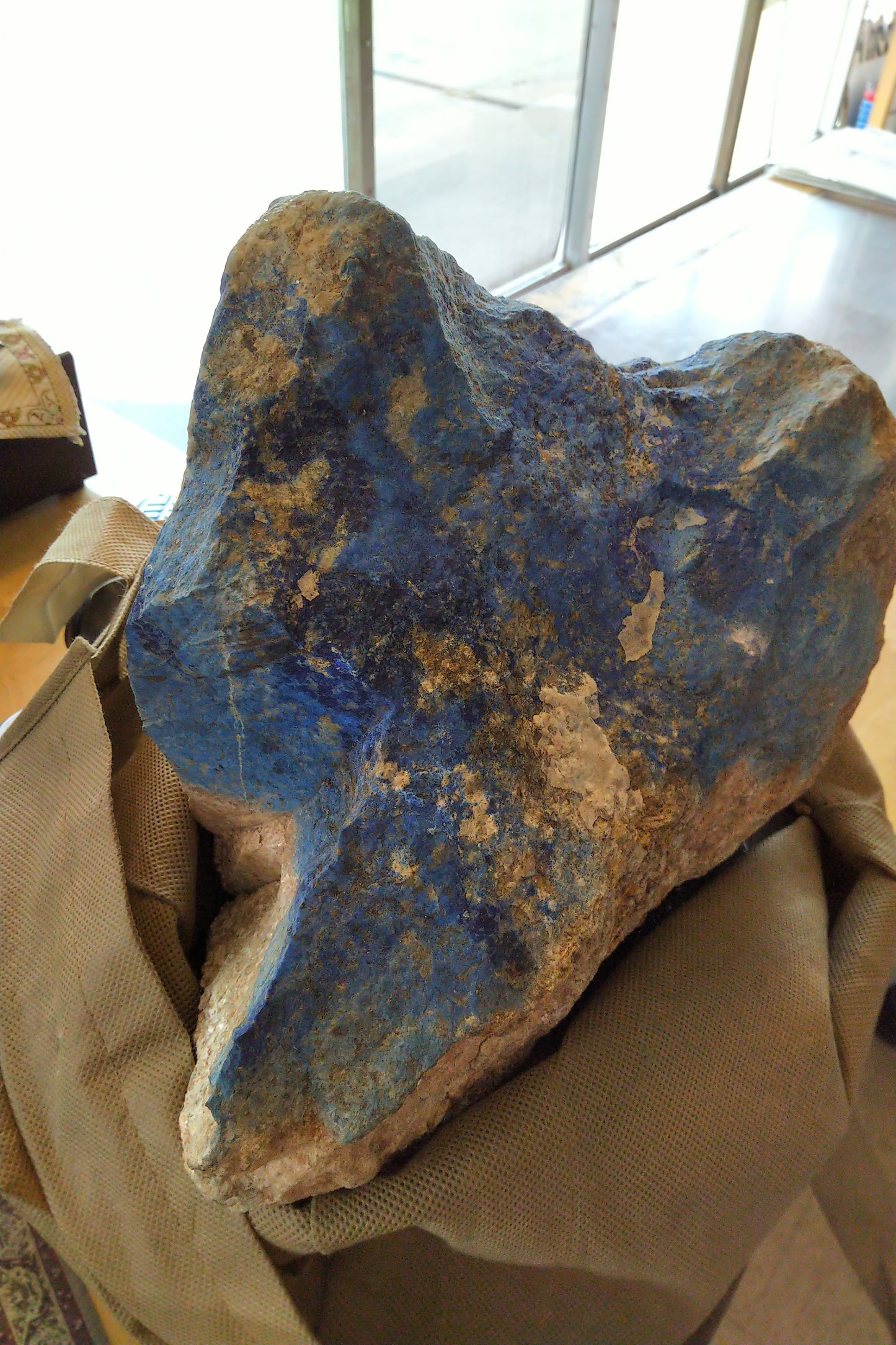 Natural lapis lazuli Rough Raw Stone Rock Specimen From Afghanistan