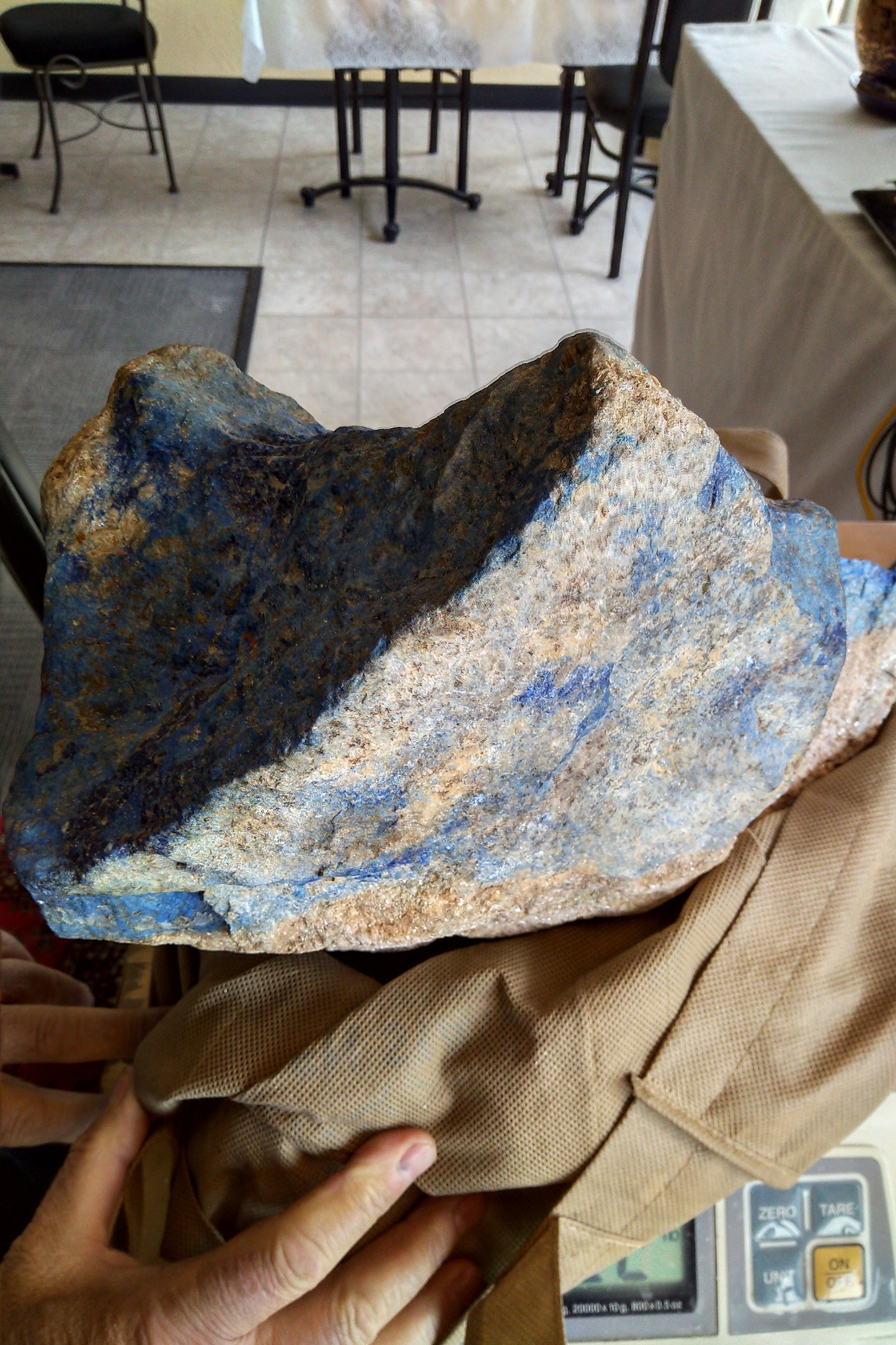 Natural lapis lazuli Rough Raw Stone Rock Specimen From Afghanistan