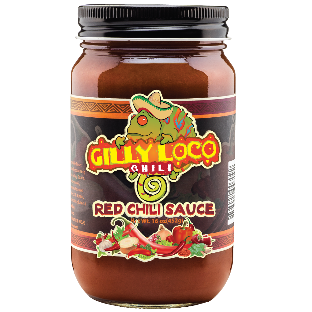 Gilly Loco Red Chili Sauce 16oz