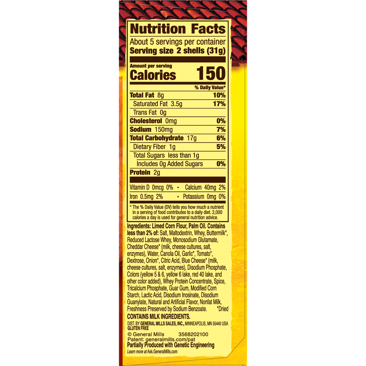 Old El Paso Stand 'N Stuff Bold Nacho Cheese Flavored Shells, 5.4 oz