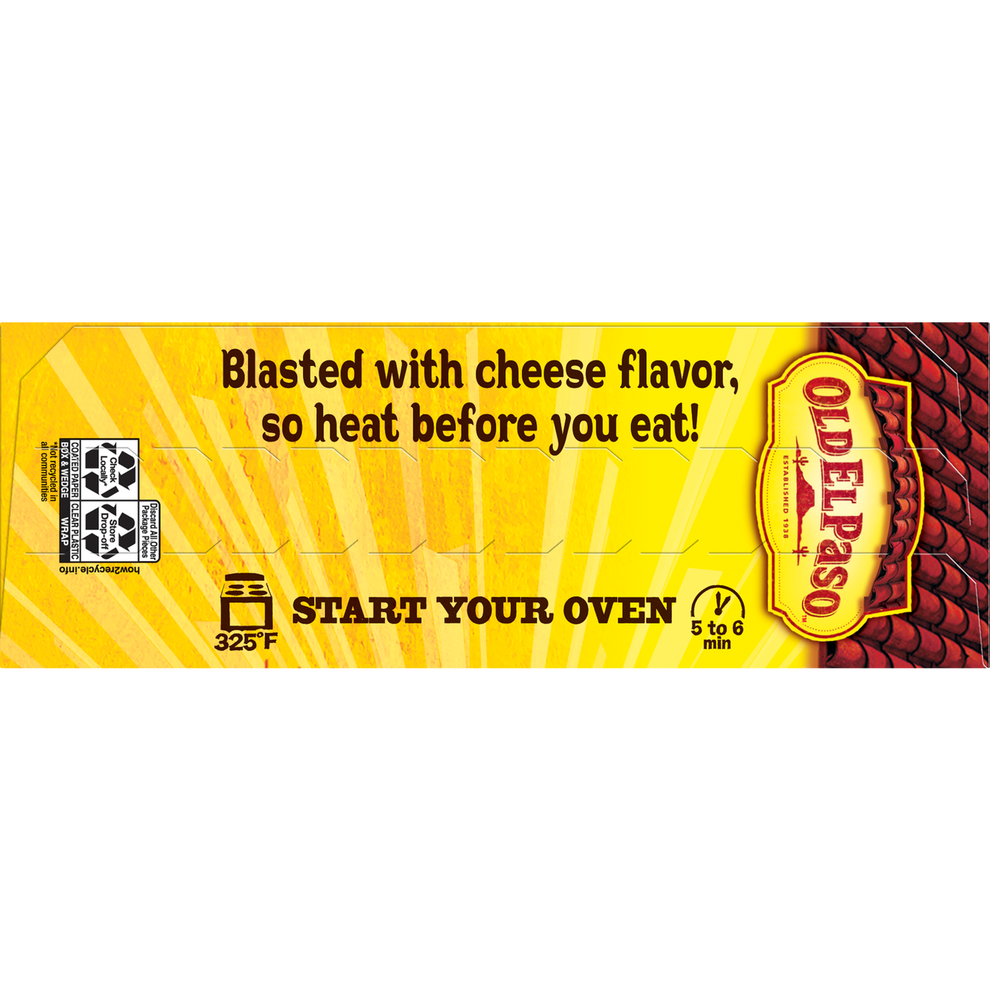 Old El Paso Stand 'N Stuff Bold Nacho Cheese Flavored Shells, 5.4 oz