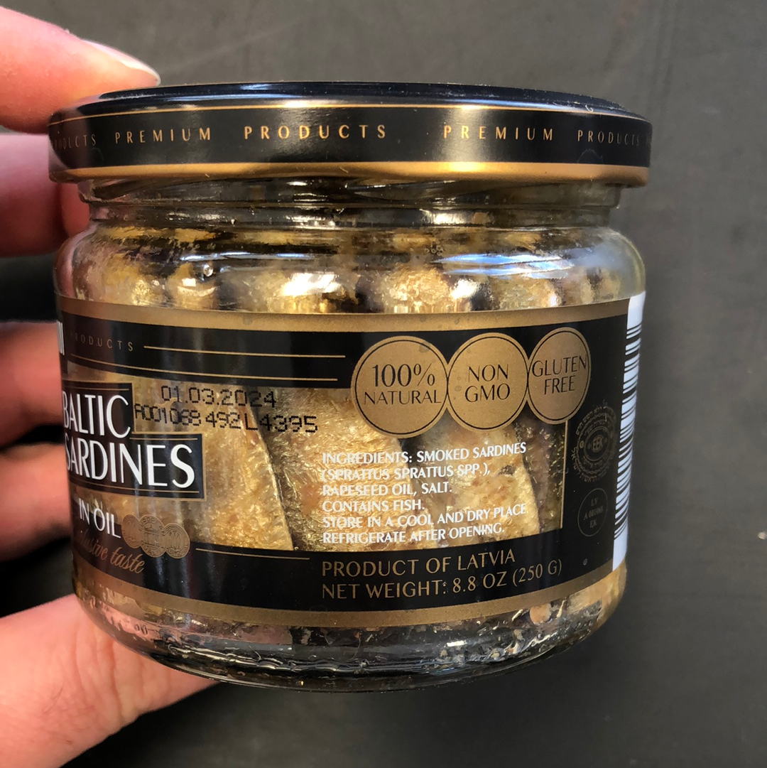 Bandi Foods Smoked Baltic Sardines in Oil 250g